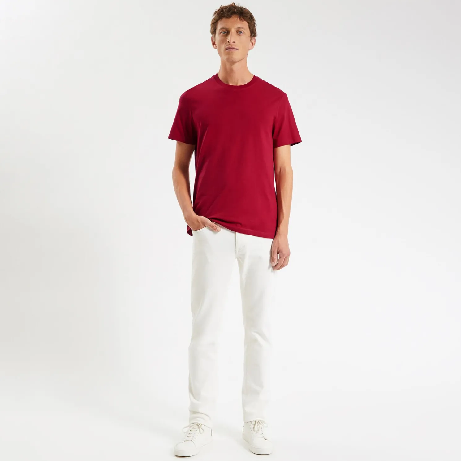 Basic, effen T-shirt