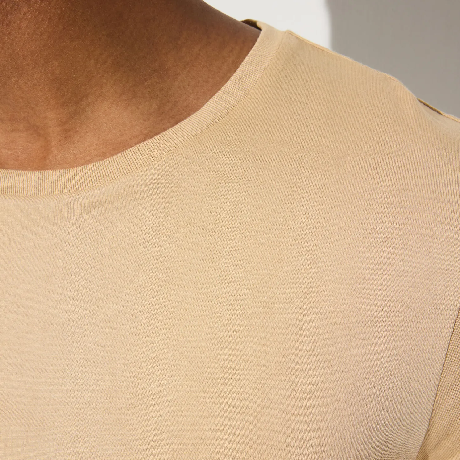 Basic T-shirt met ronde hals