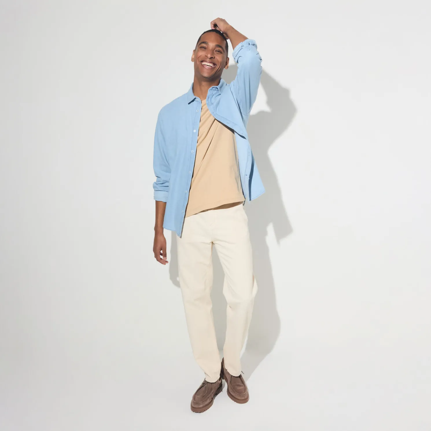 Basic T-shirt met ronde hals