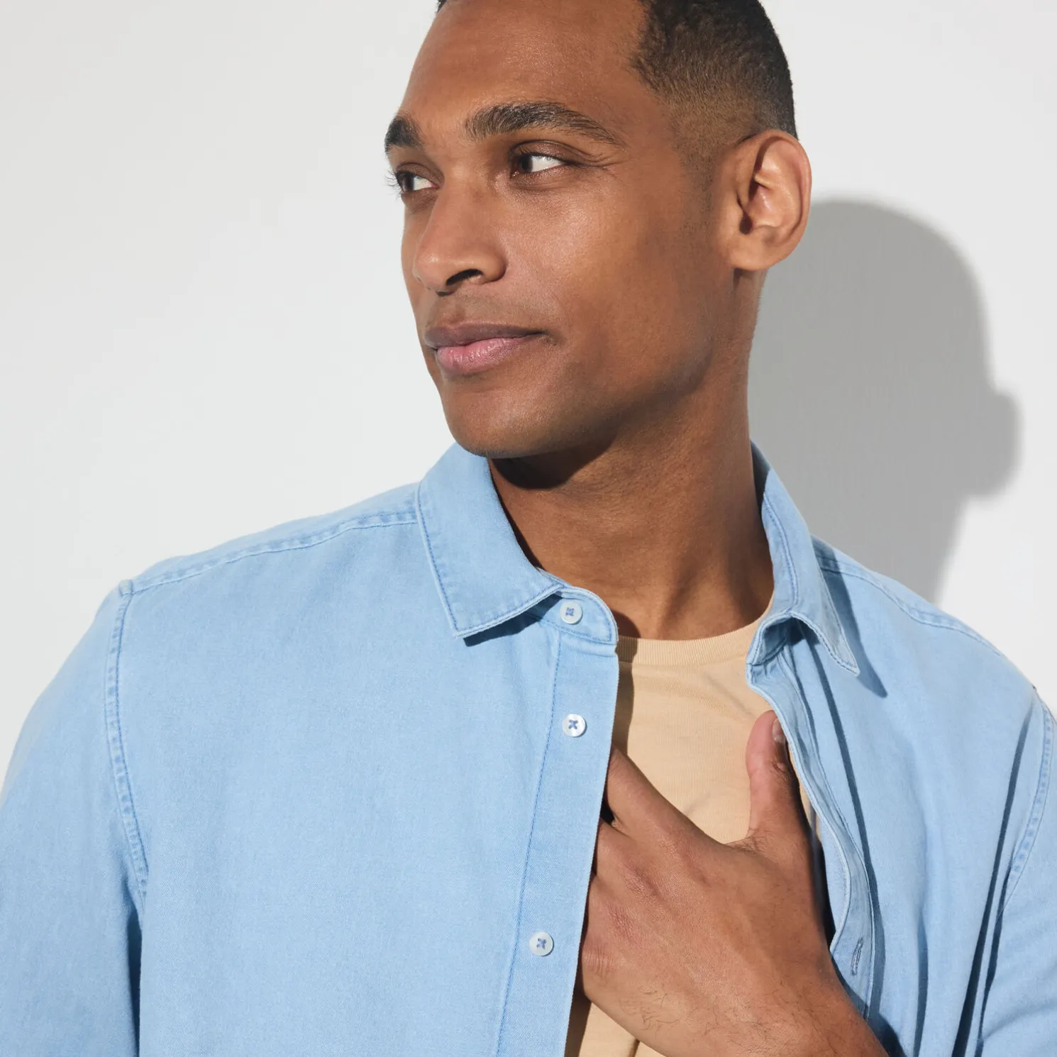 Basic T-shirt met ronde hals