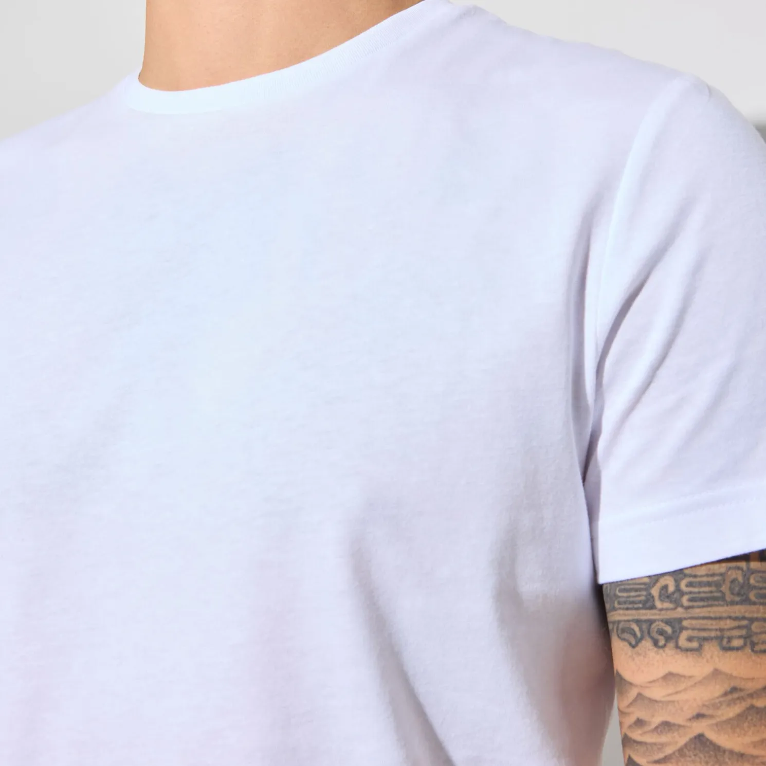 Basic T-shirt met ronde hals