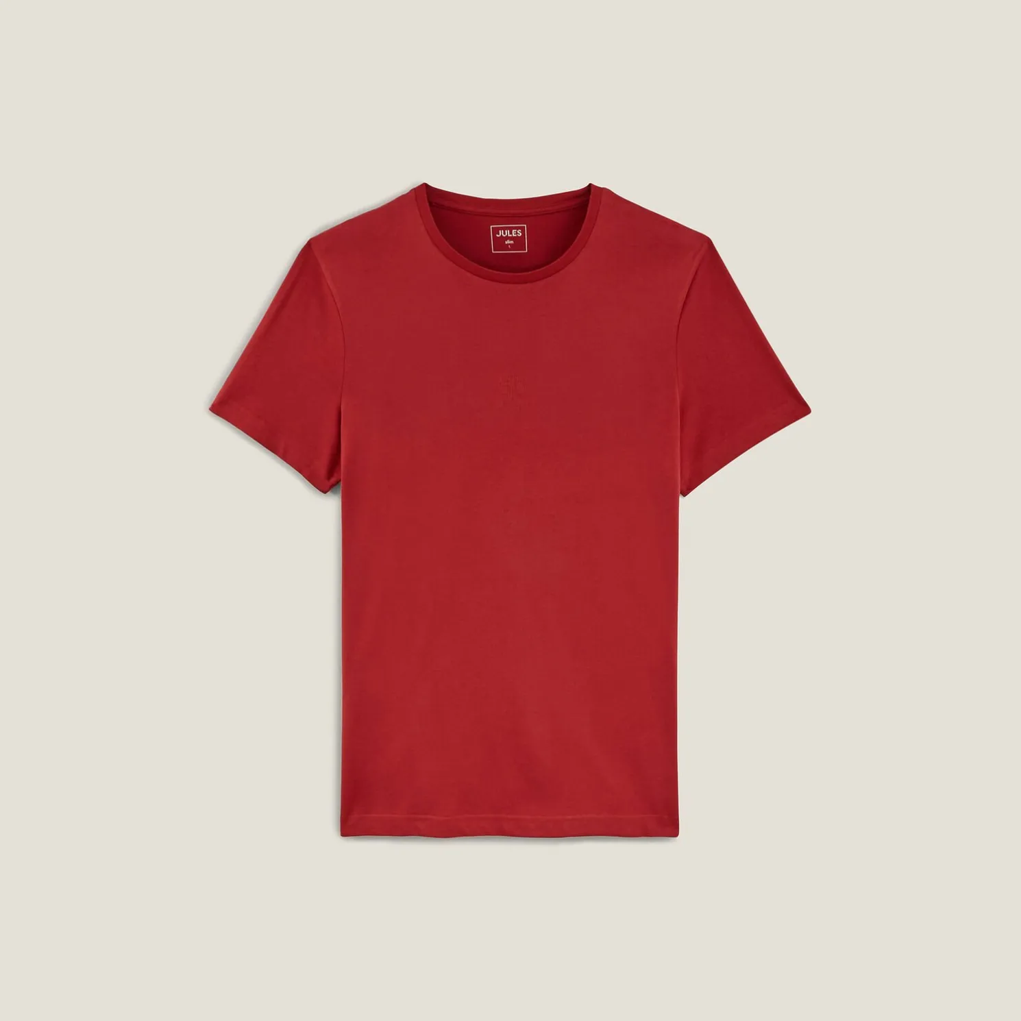 Basic T-shirt met ronde hals