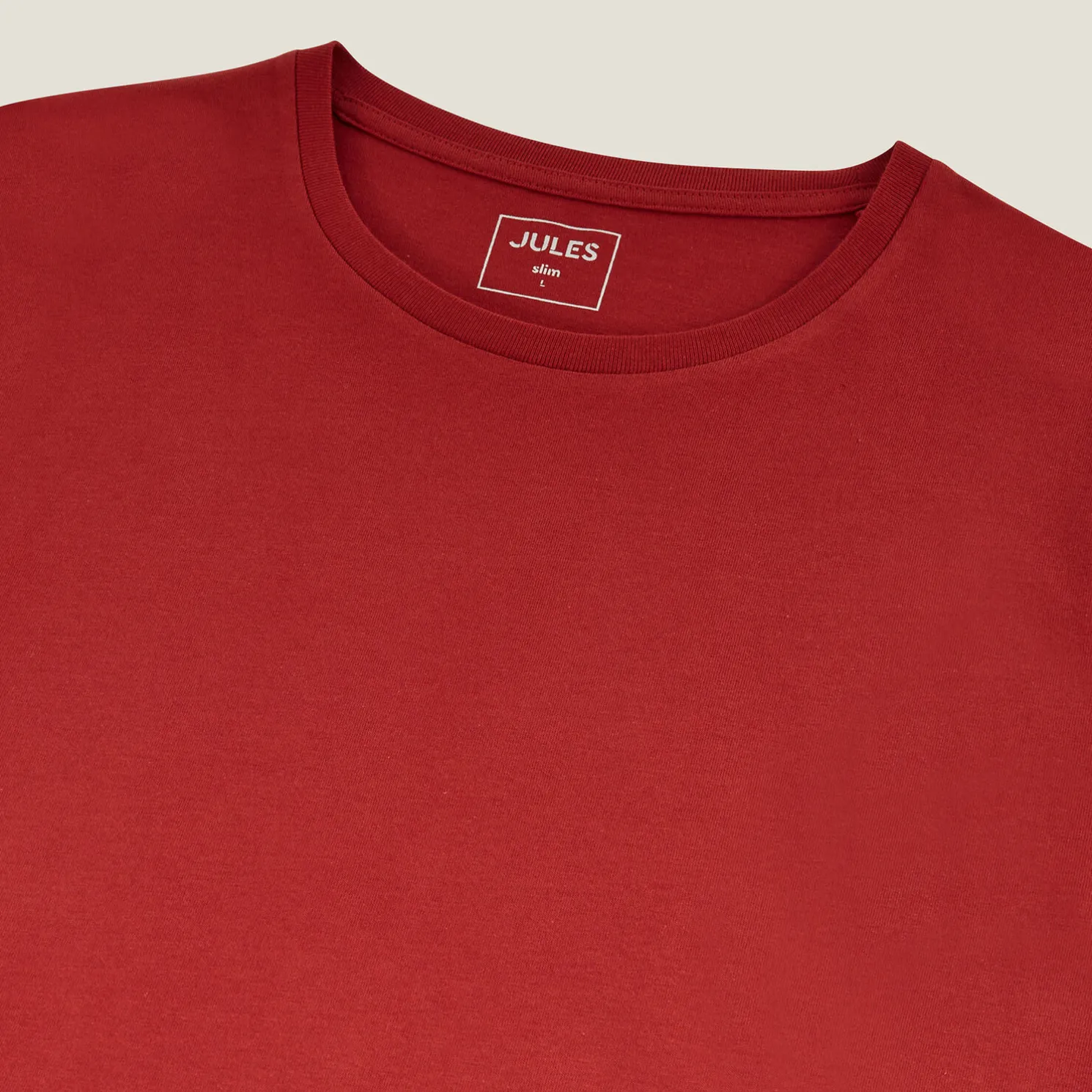 Basic T-shirt met ronde hals