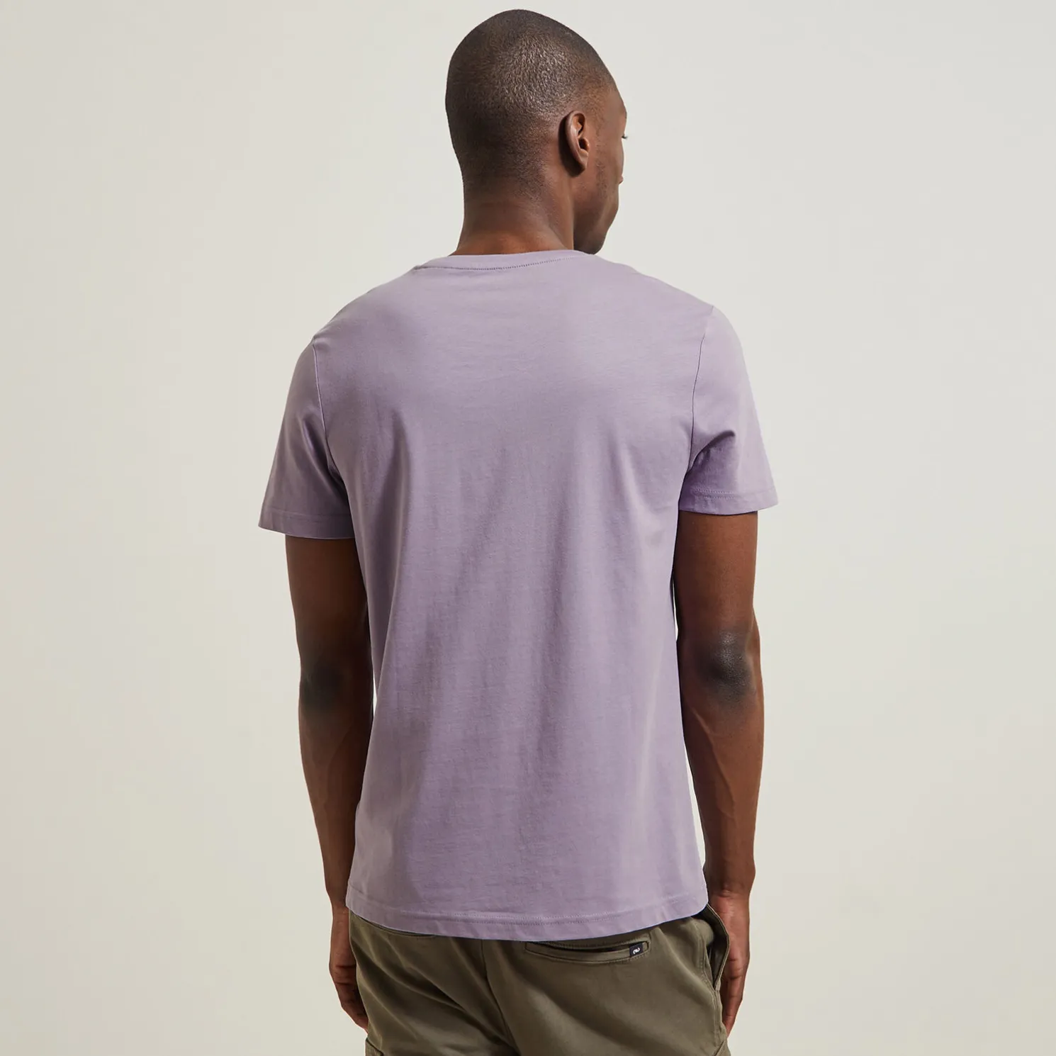 Basic T-shirt met ronde hals