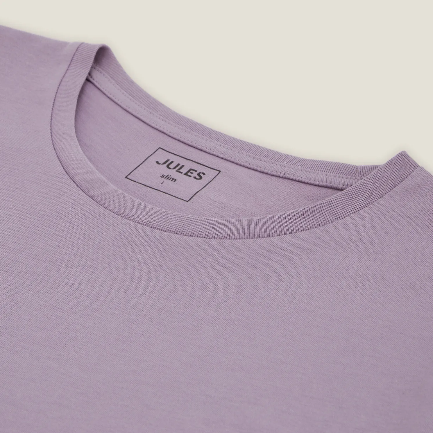 Basic T-shirt met ronde hals