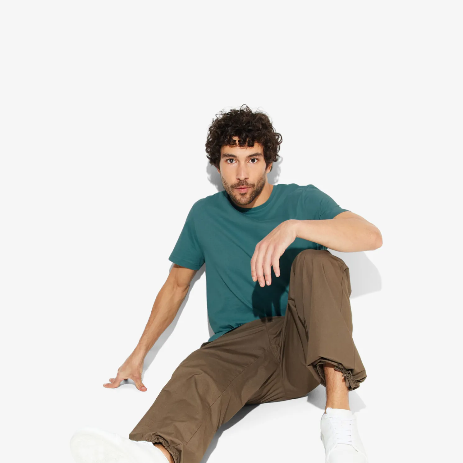 Basic T-shirt met ronde hals