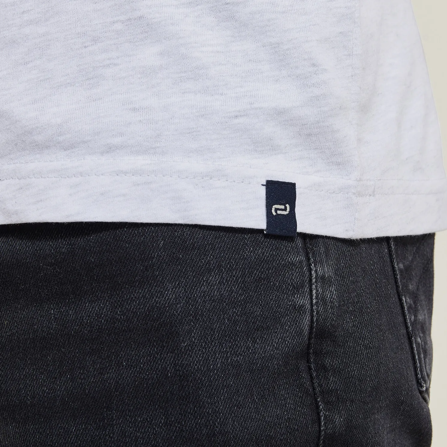 Basic T-shirt met ronde hals