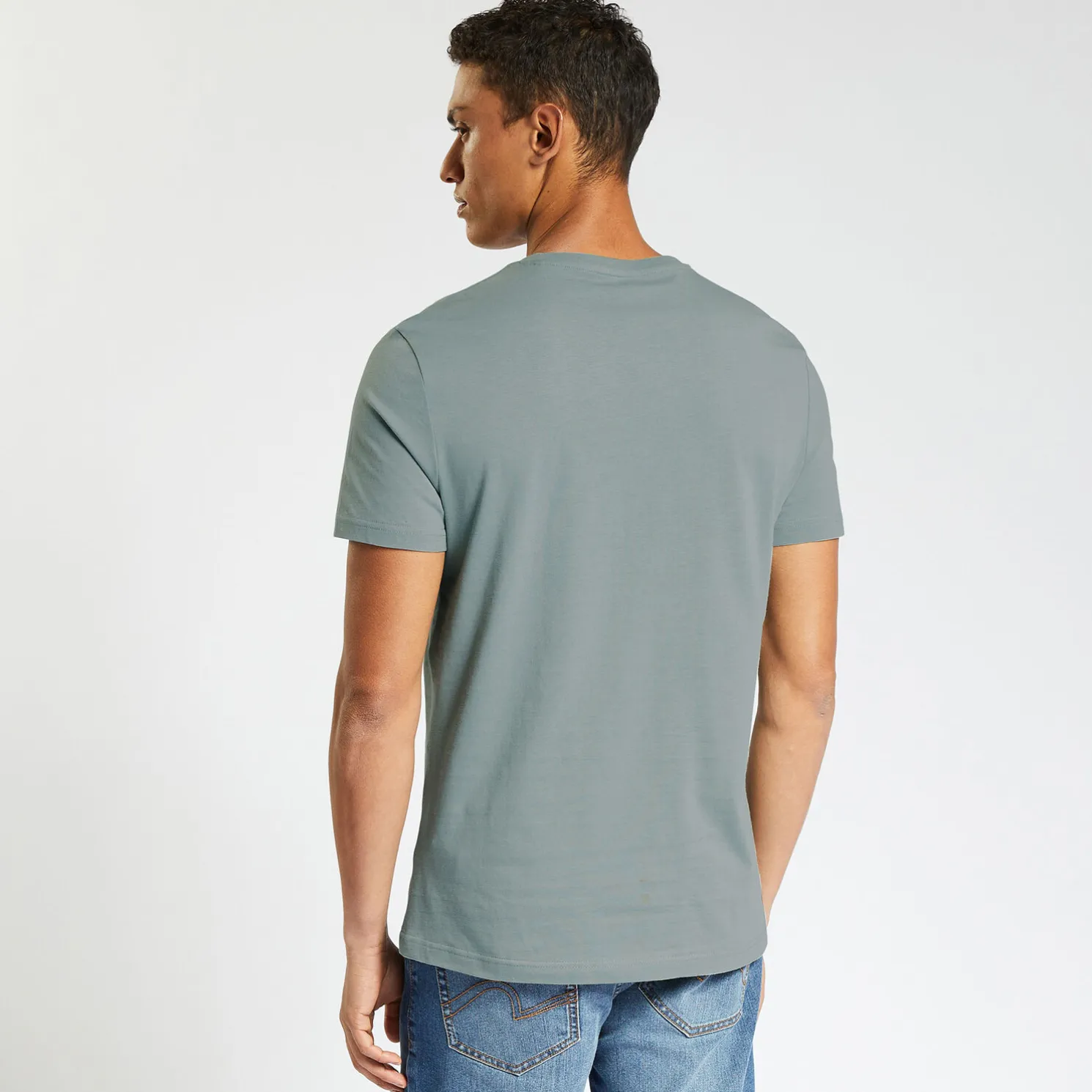 Basic T-shirt met ronde hals