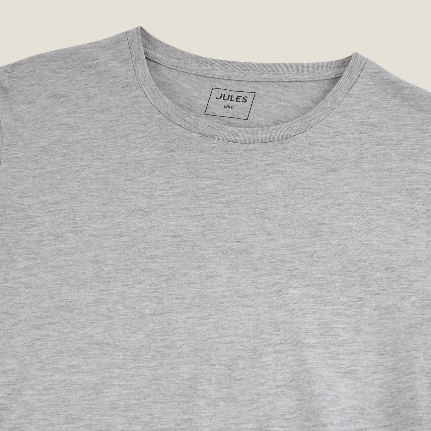 Basic T-shirt met ronde hals