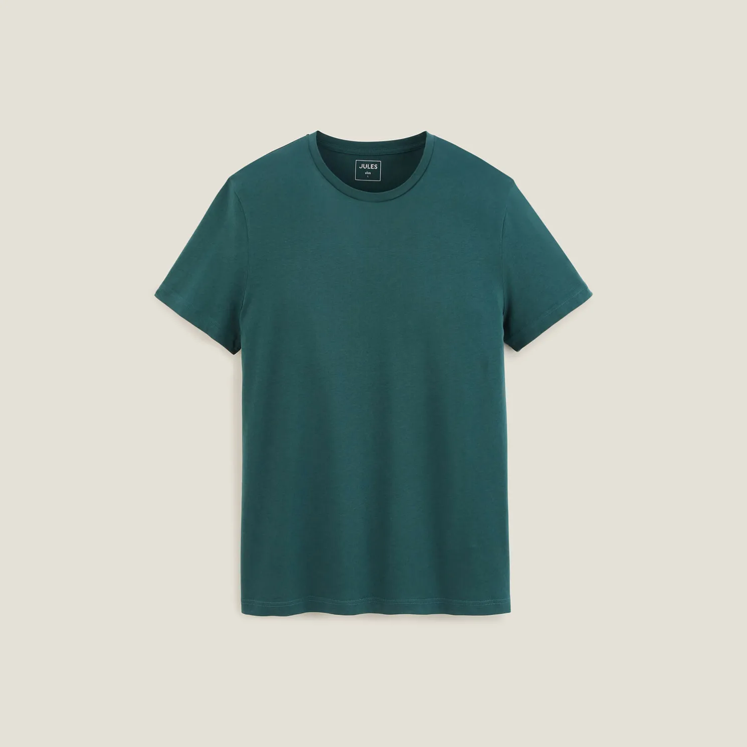 Basic T-shirt met ronde hals