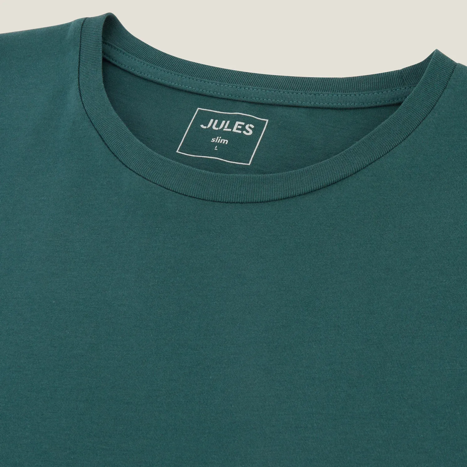 Basic T-shirt met ronde hals