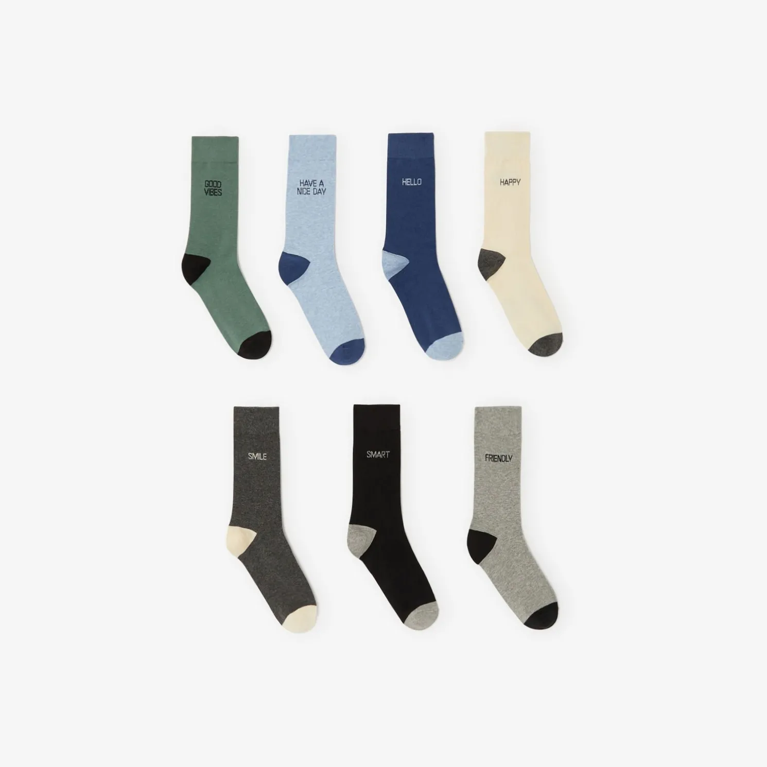 Box engelse versie van 7 paar fantasiesokken