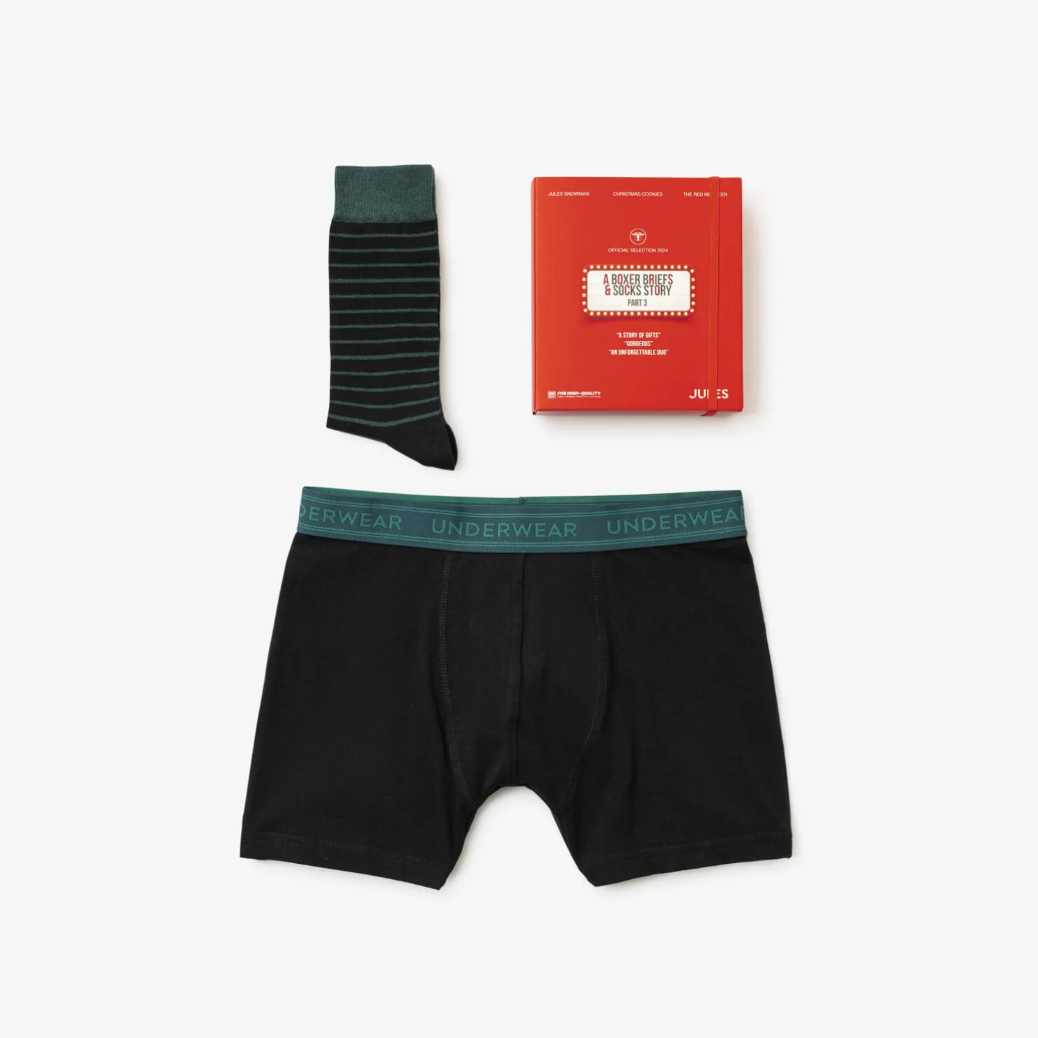 Box engelse versie met boxer en fantasiesokken