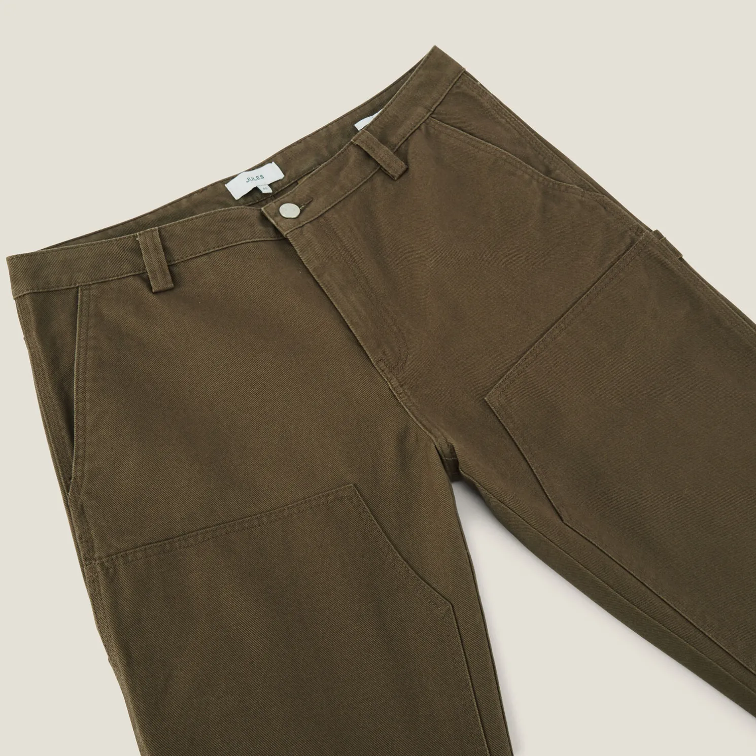 Brede broek met cut-out details