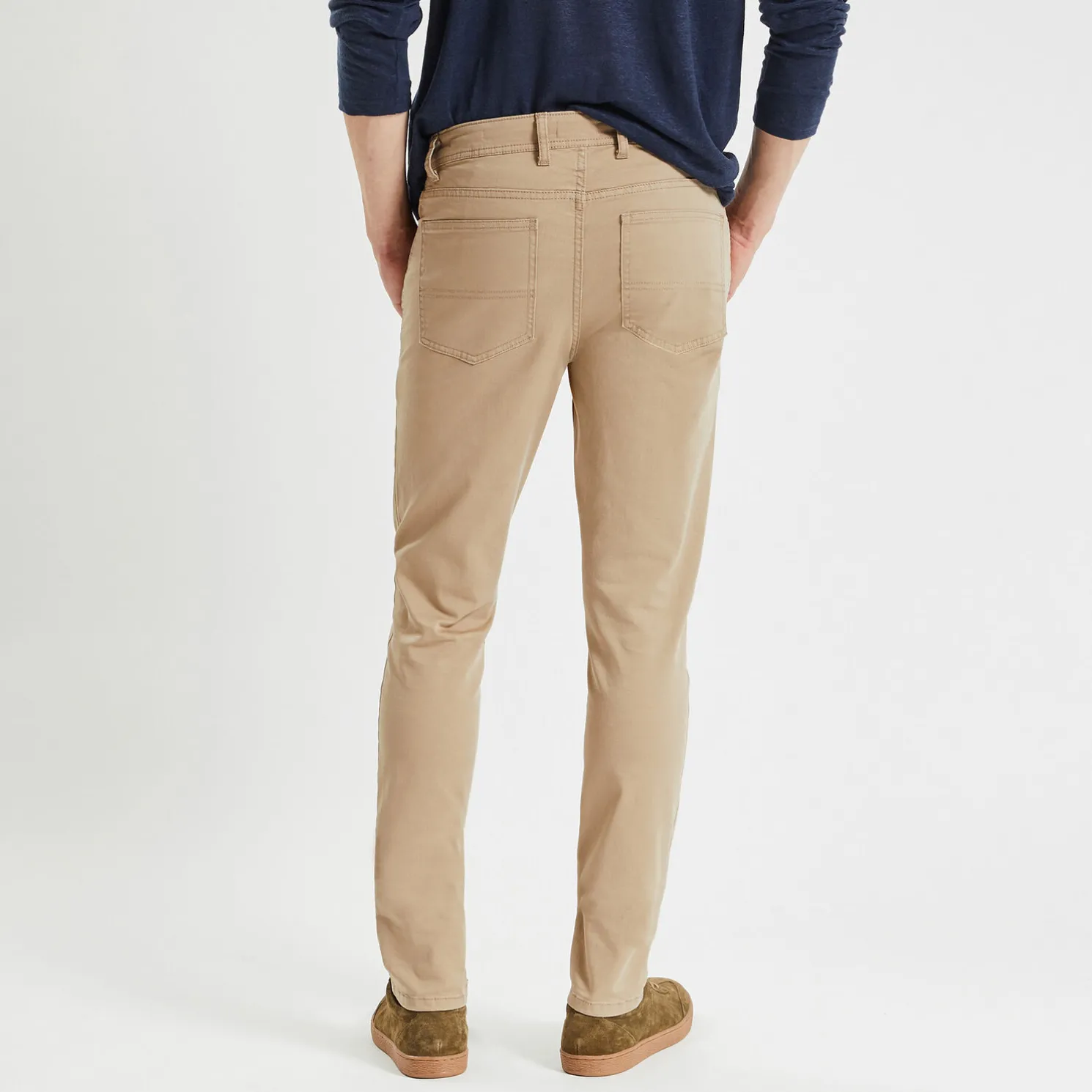 Broek met 5 zakken, Made in Francen