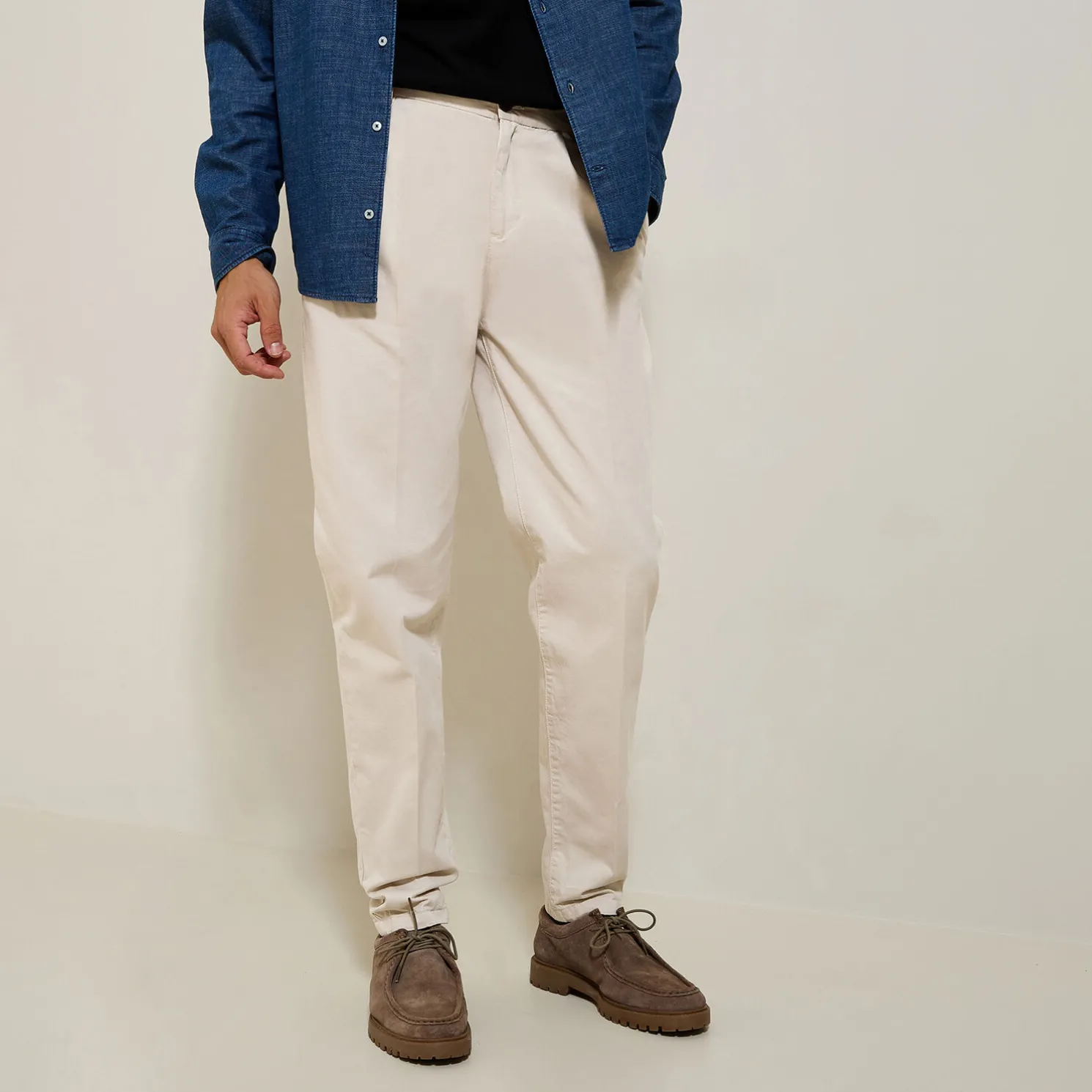 Broek met rechte pijpen