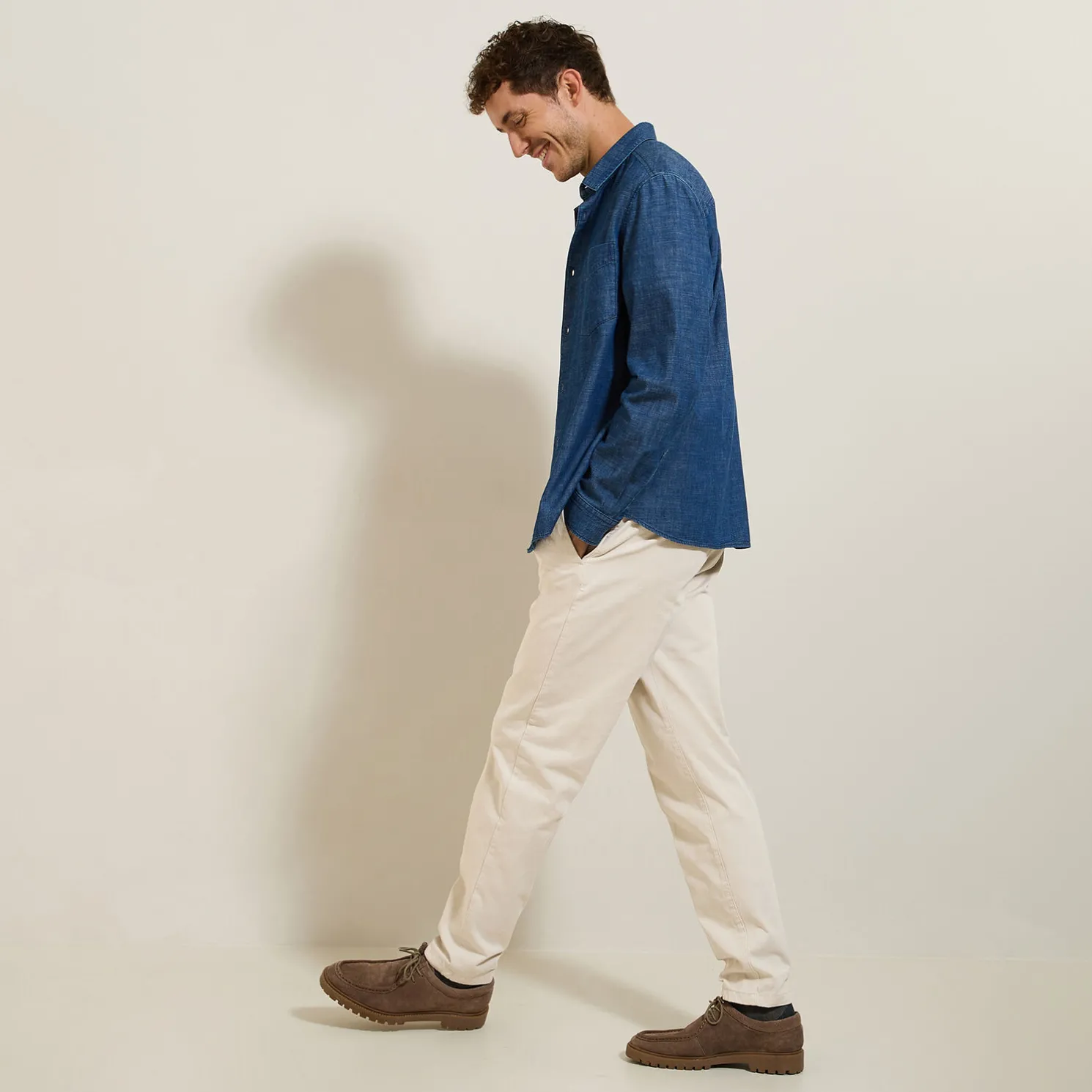 Broek met rechte pijpen