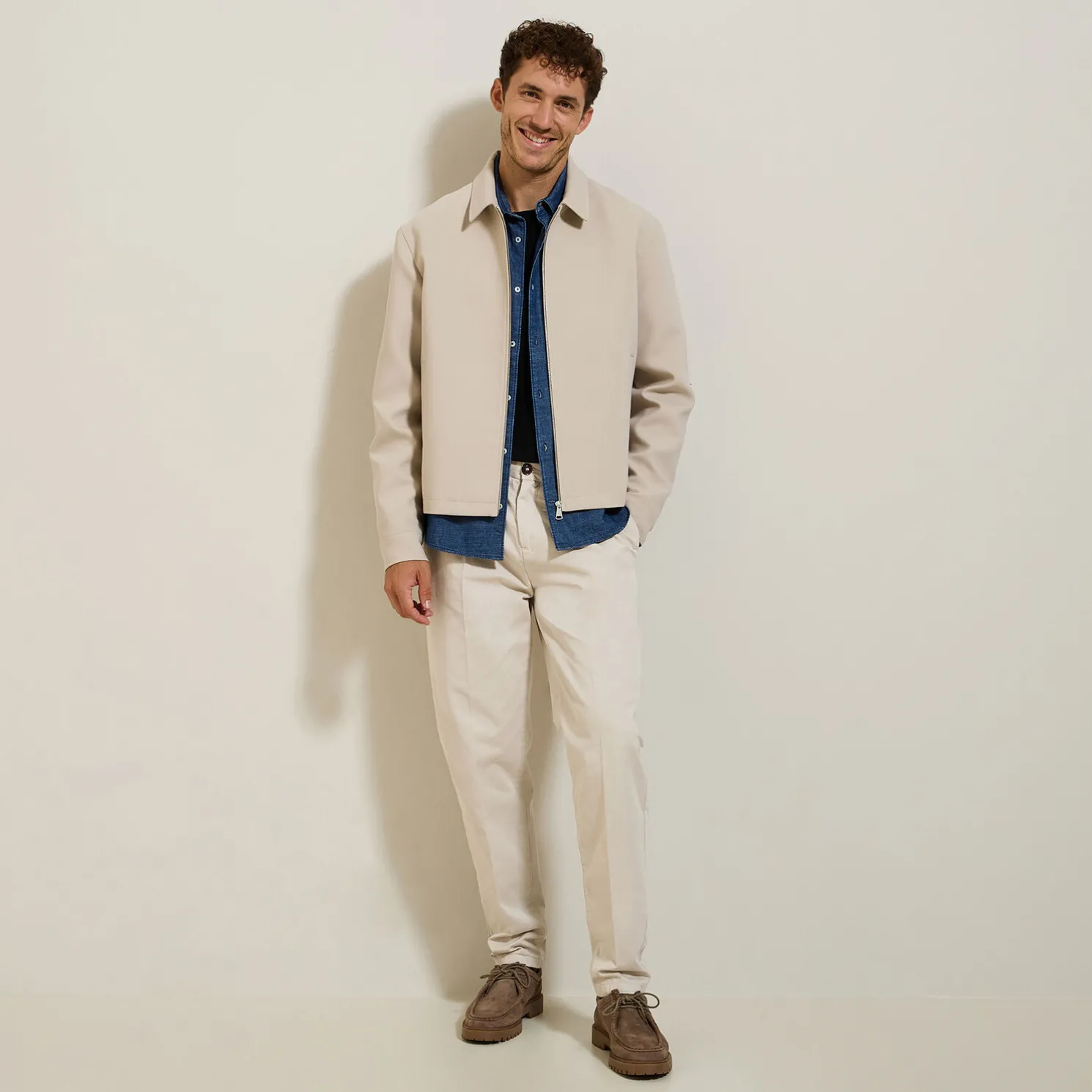 Broek met rechte pijpen