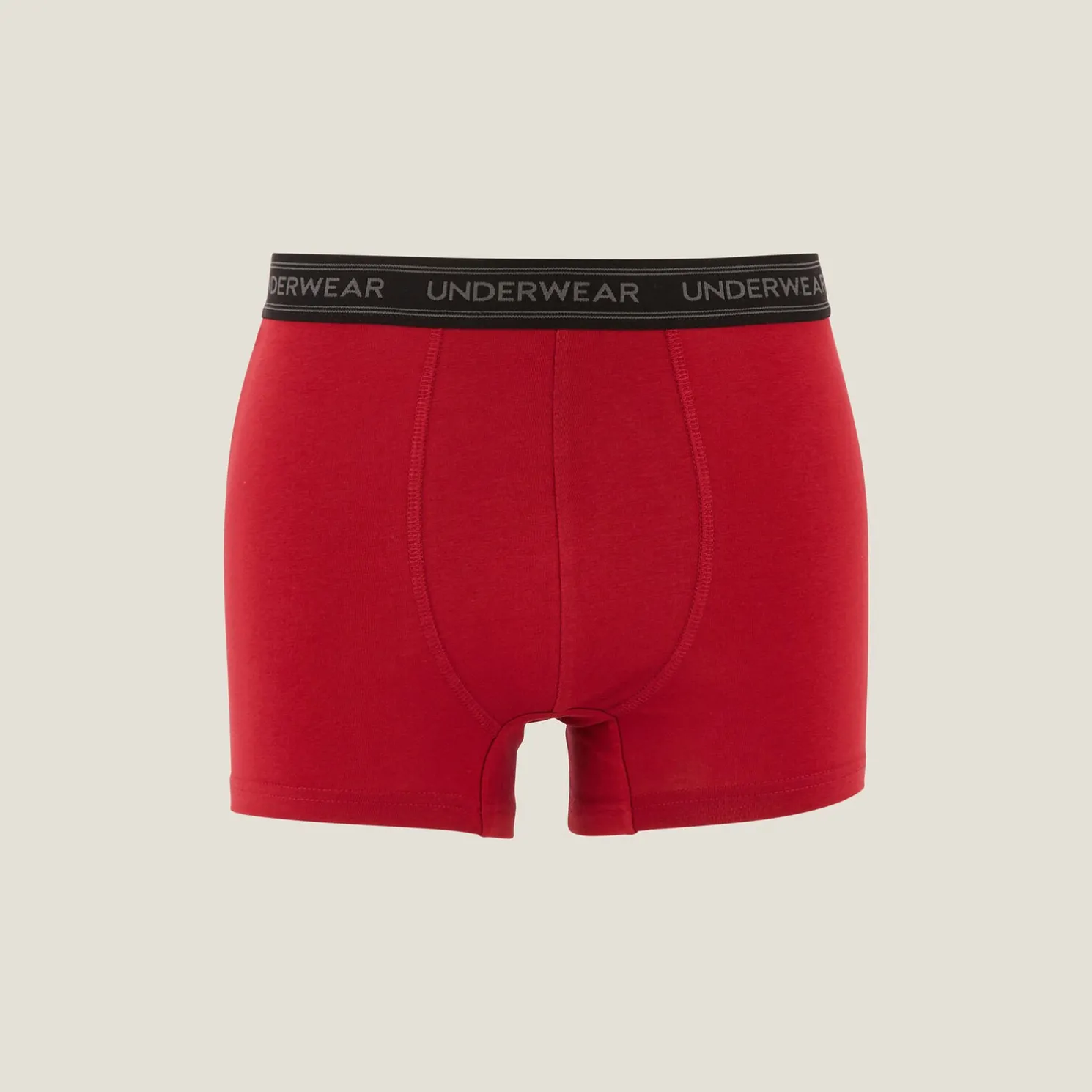 Effen boxer in biokatoen