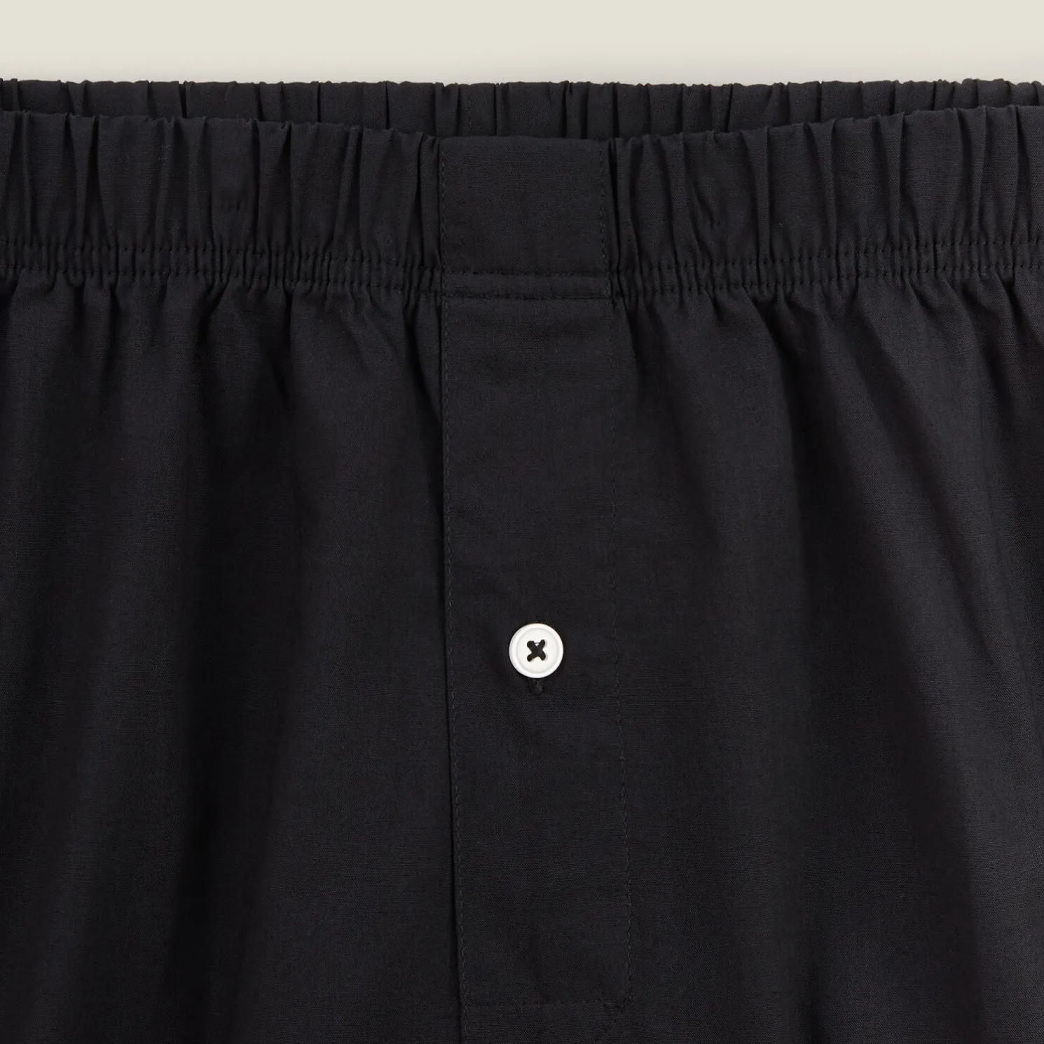 Effen boxershort in biokatoen