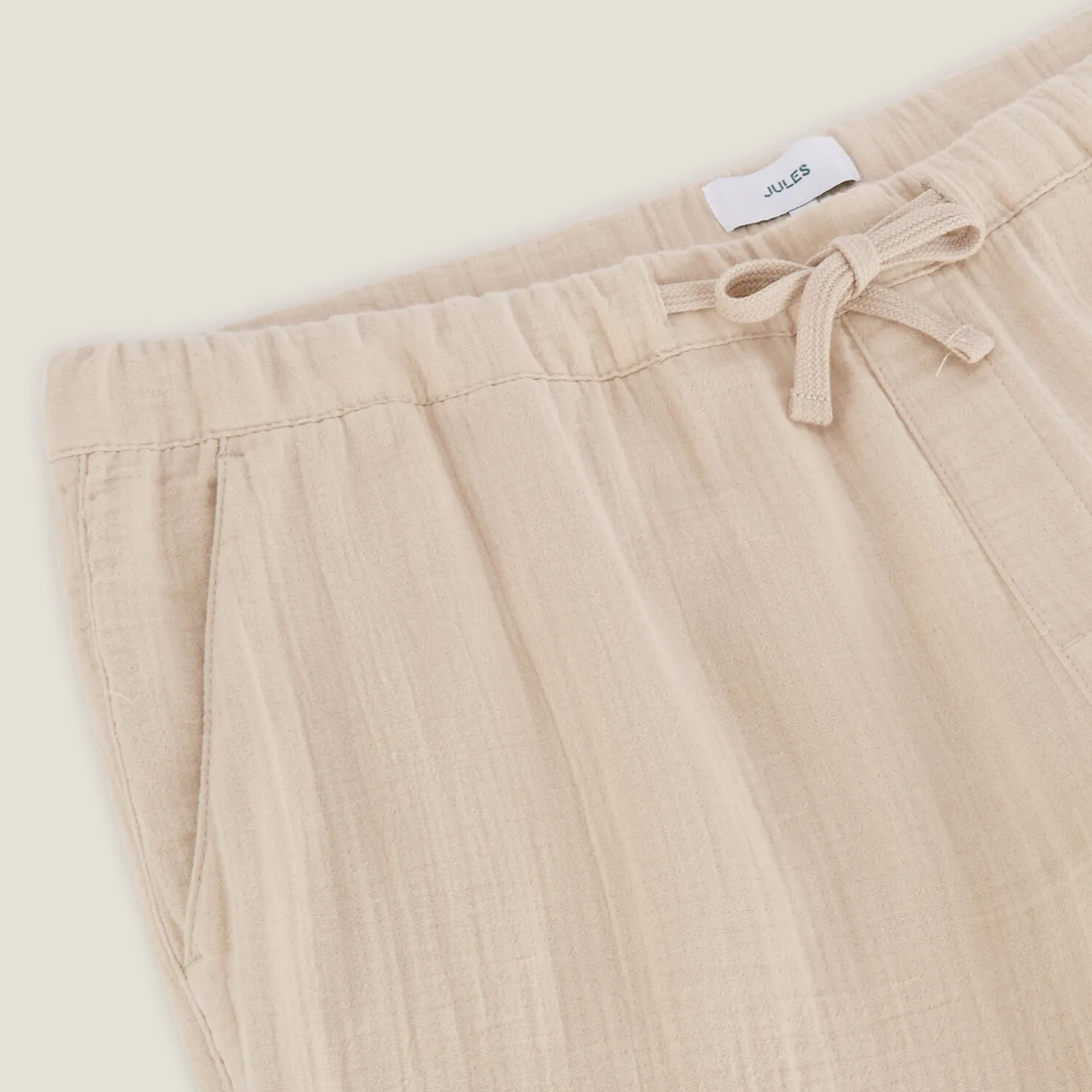 Effen broek in katoengaas