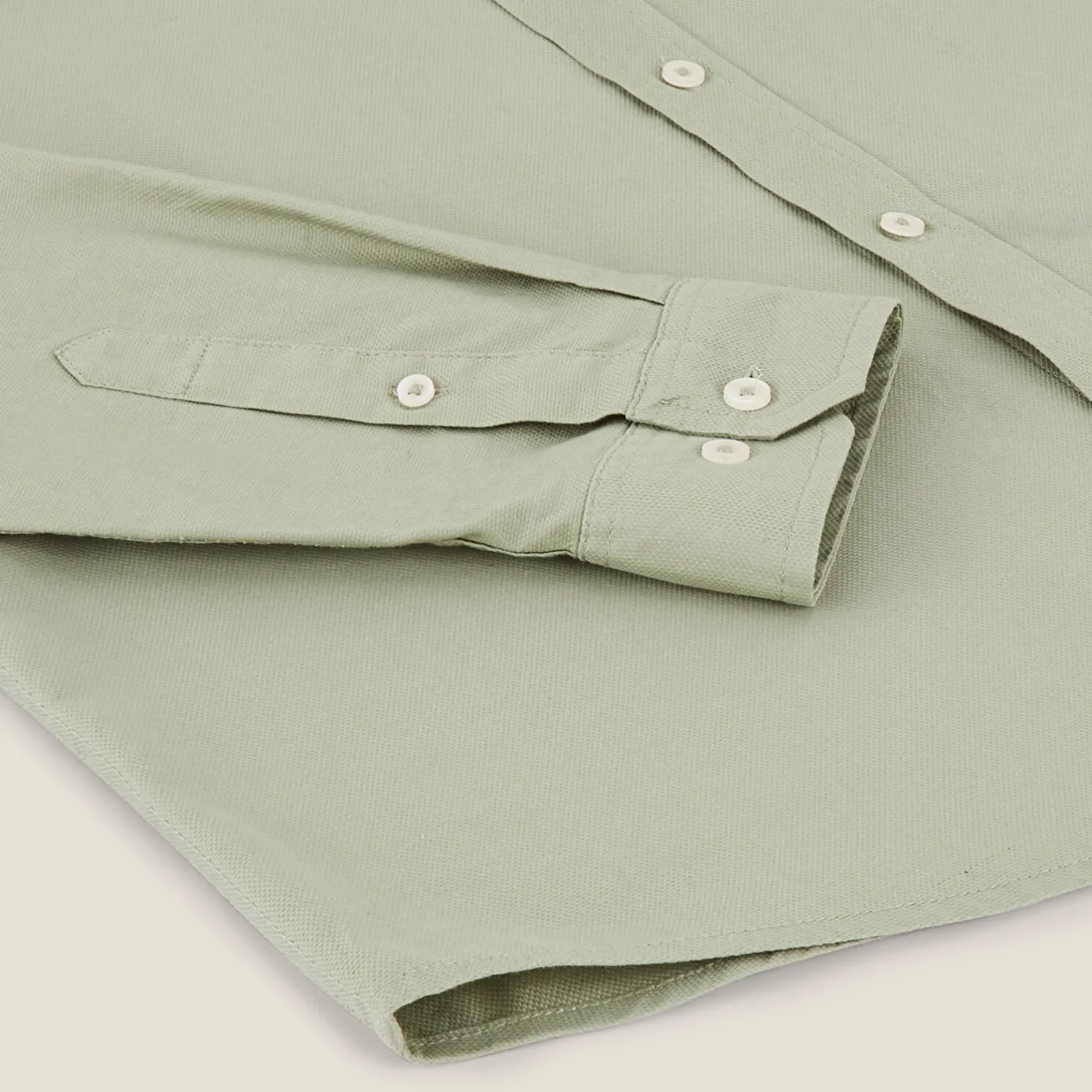 Effen overhemd in piquékatoen