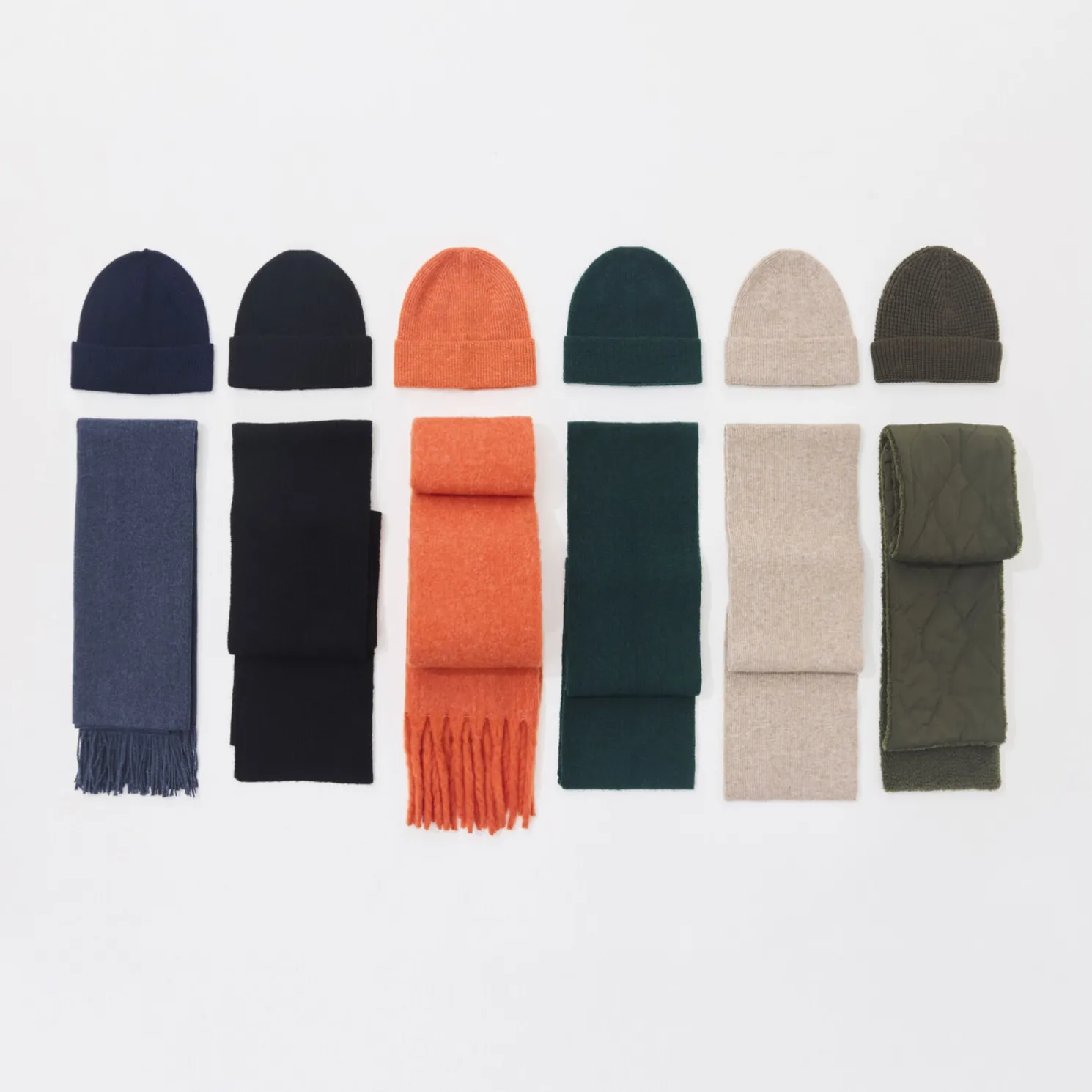 Effen sjaal in tricot