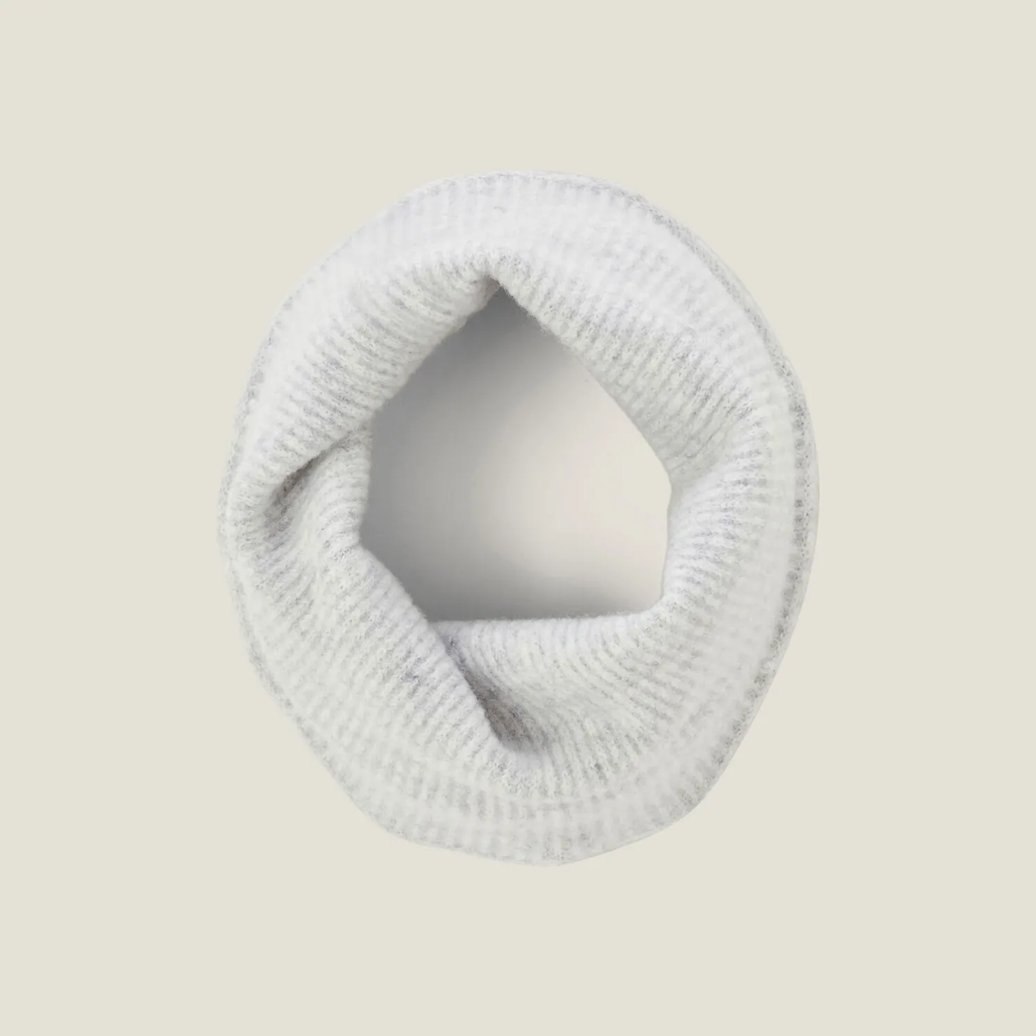 Effen snood in tricot