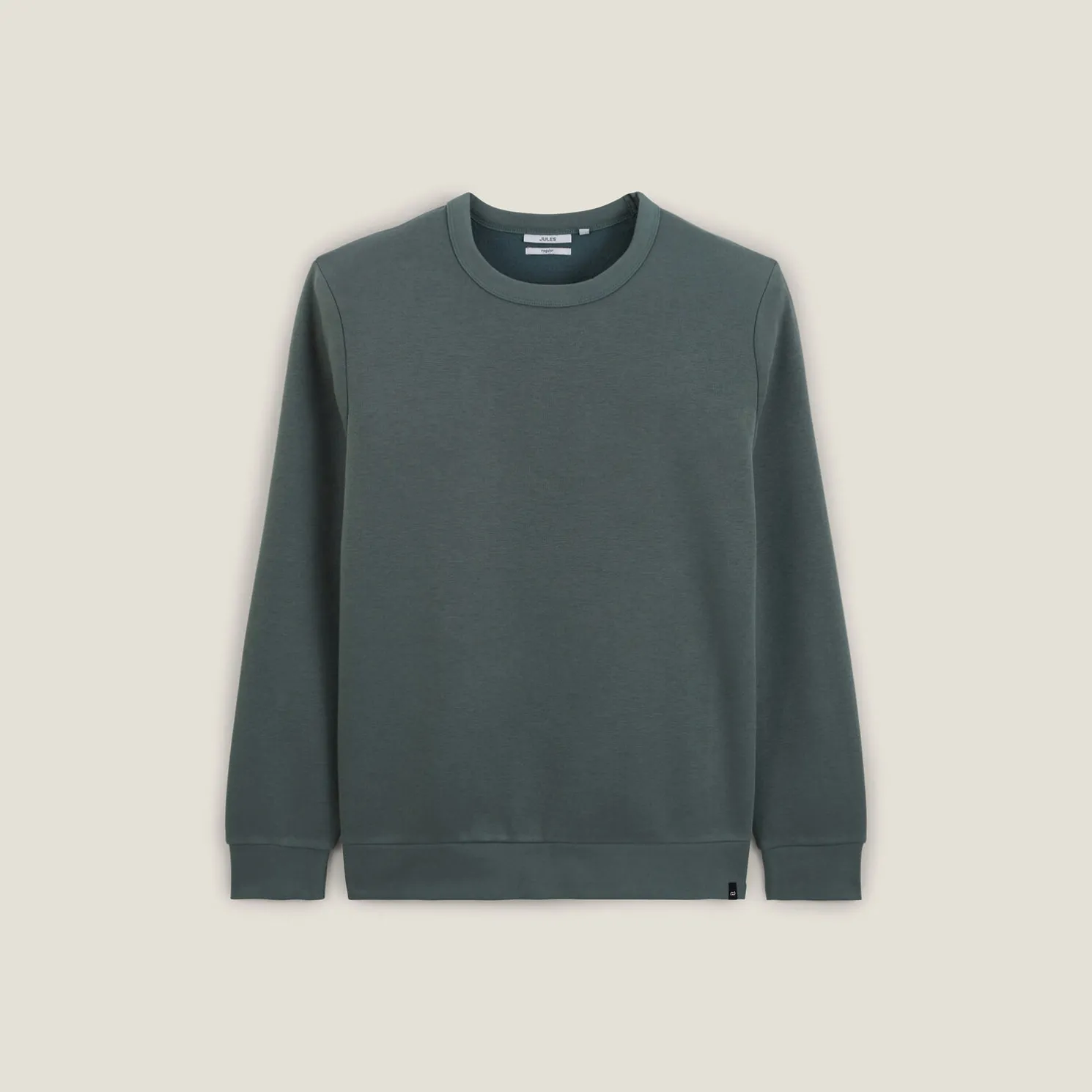 Effen sweater met ronde hals