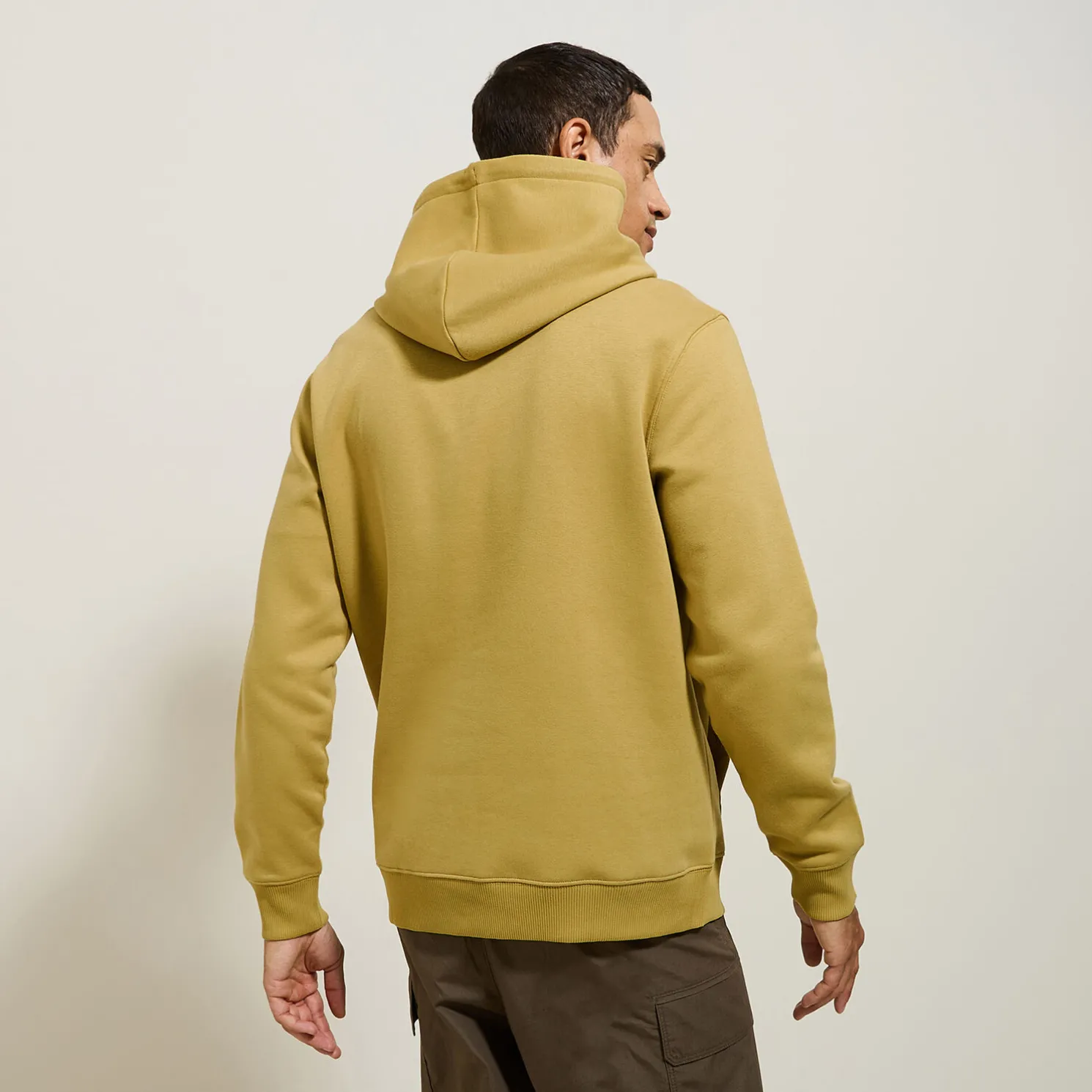 Effen sweater met kap