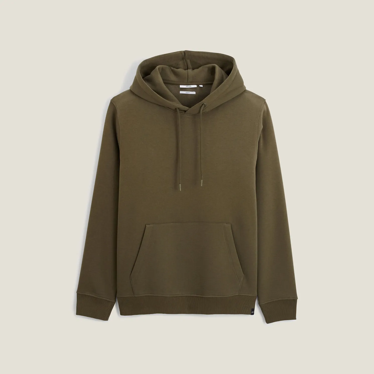 Effen sweater met kap