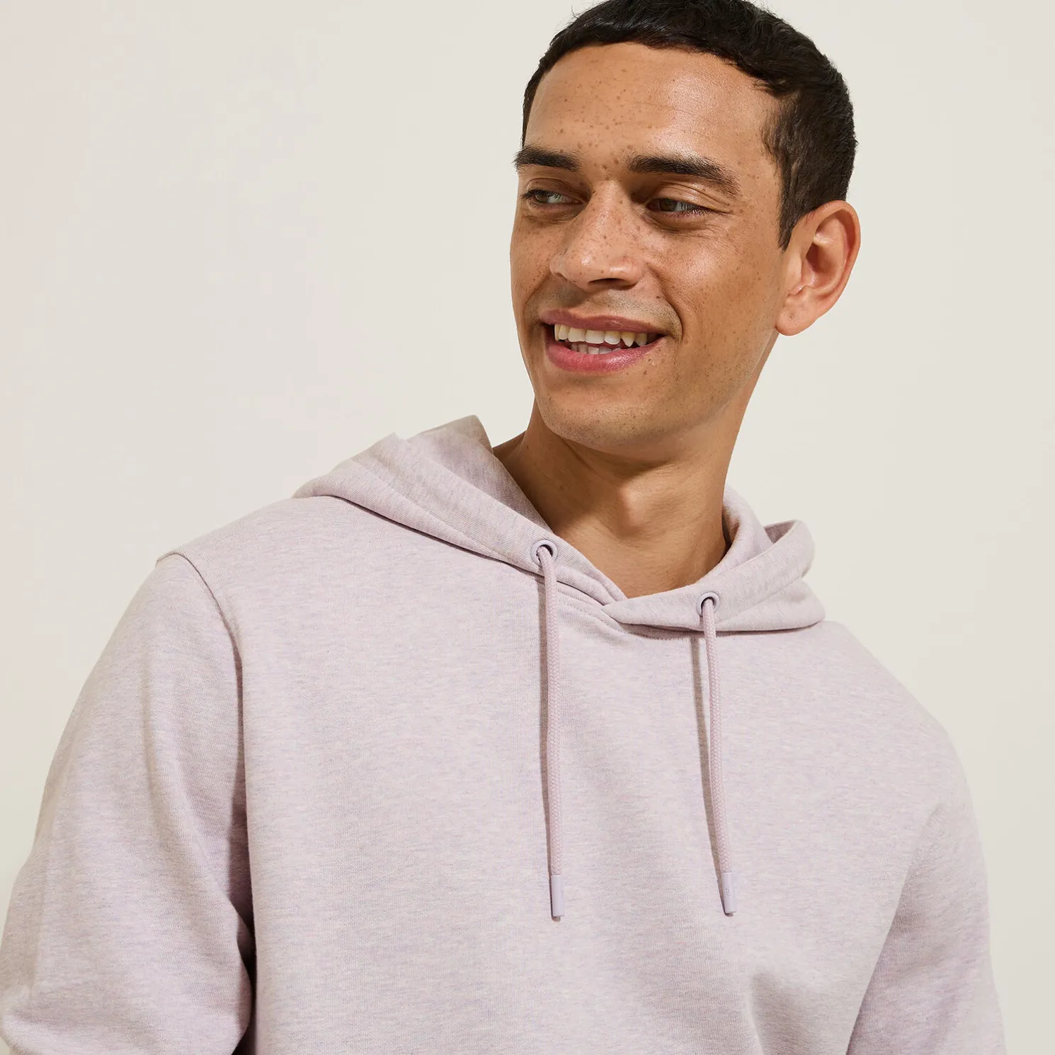 Effen sweater met kap