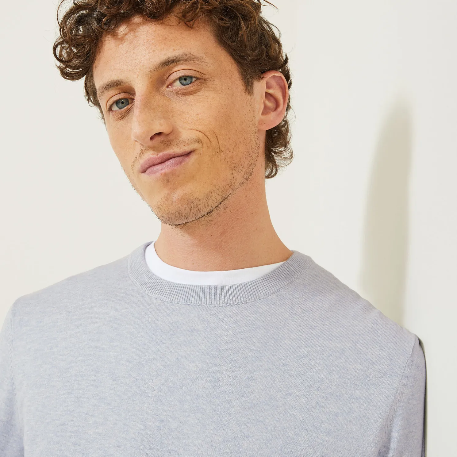 Essentiële trui met ronde hals