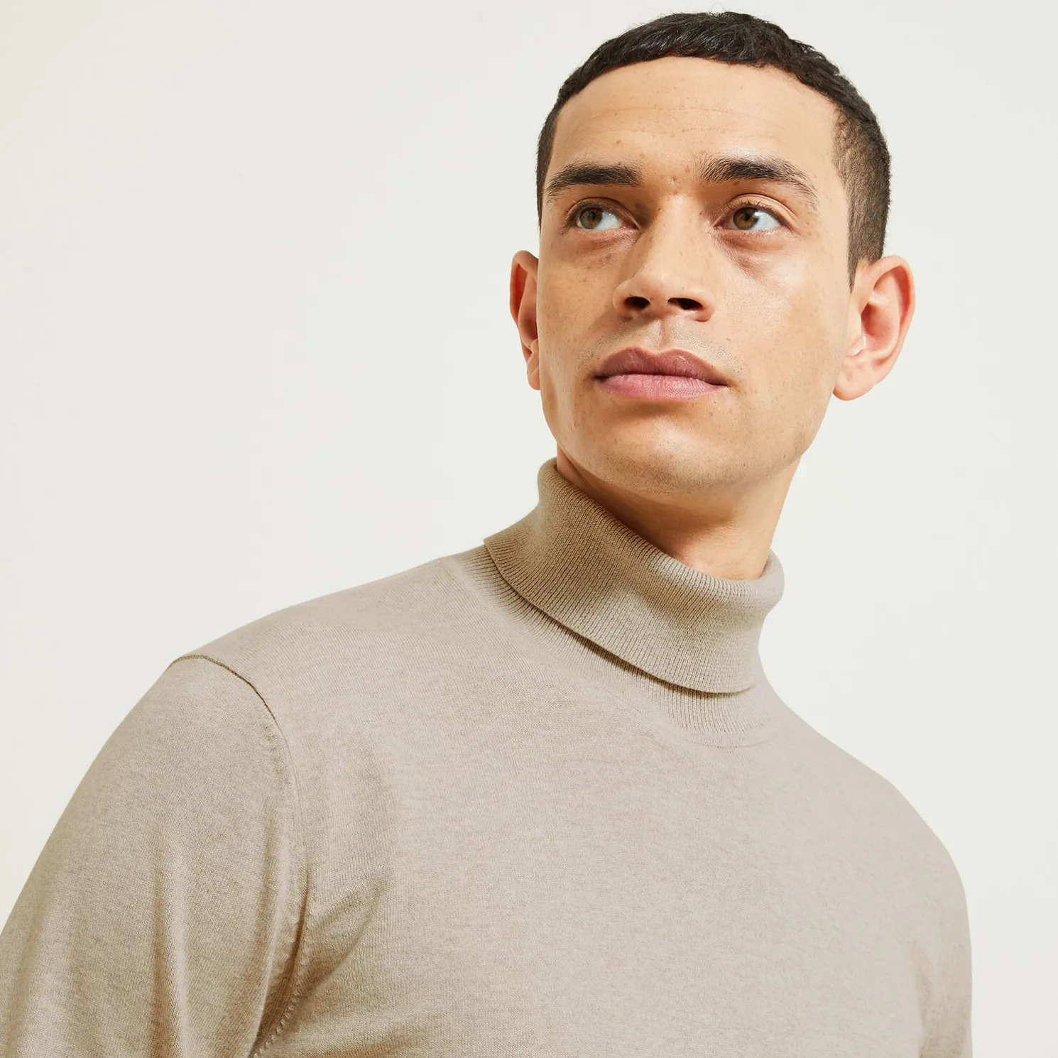 Essentiële trui met rolkraag