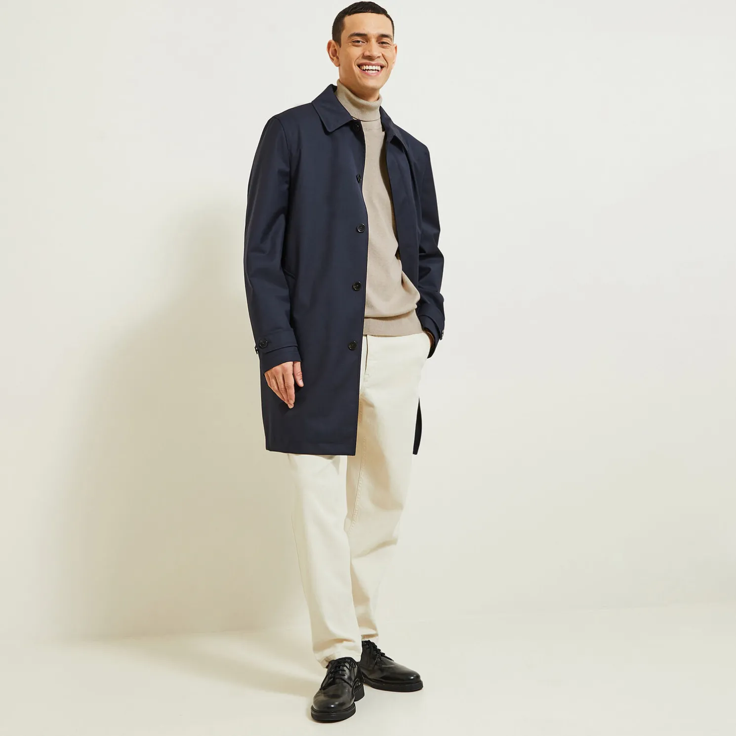 Essentiële trui met rolkraag