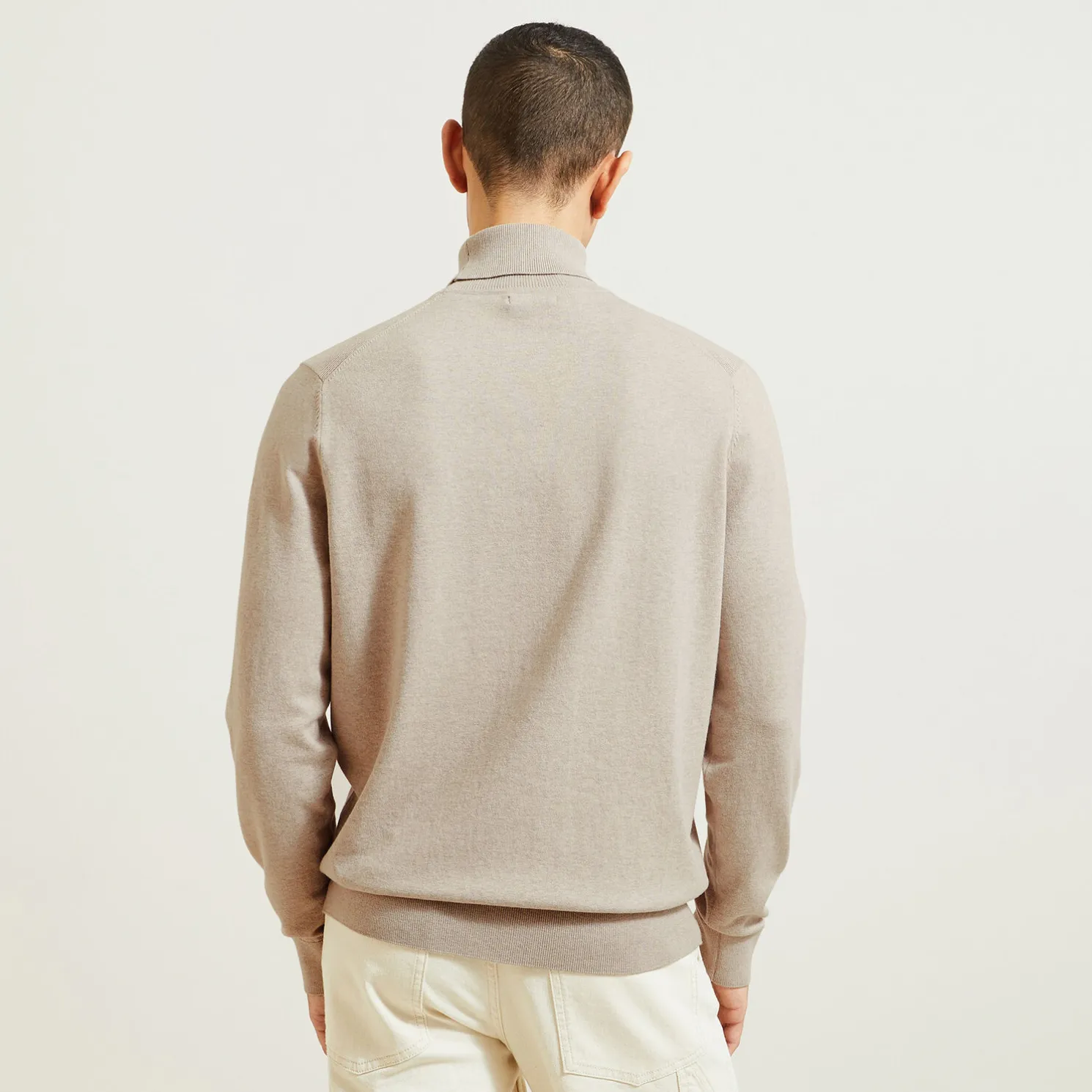 Essentiële trui met rolkraag