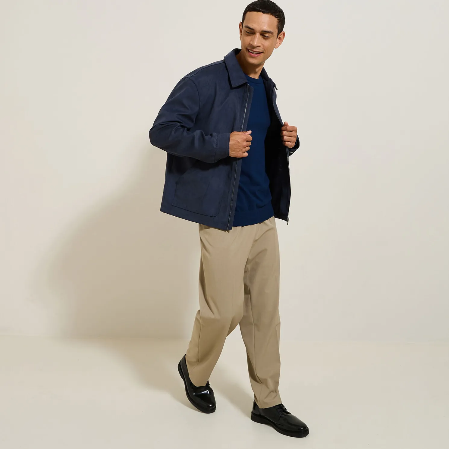 Essentiële trui met ronde hals