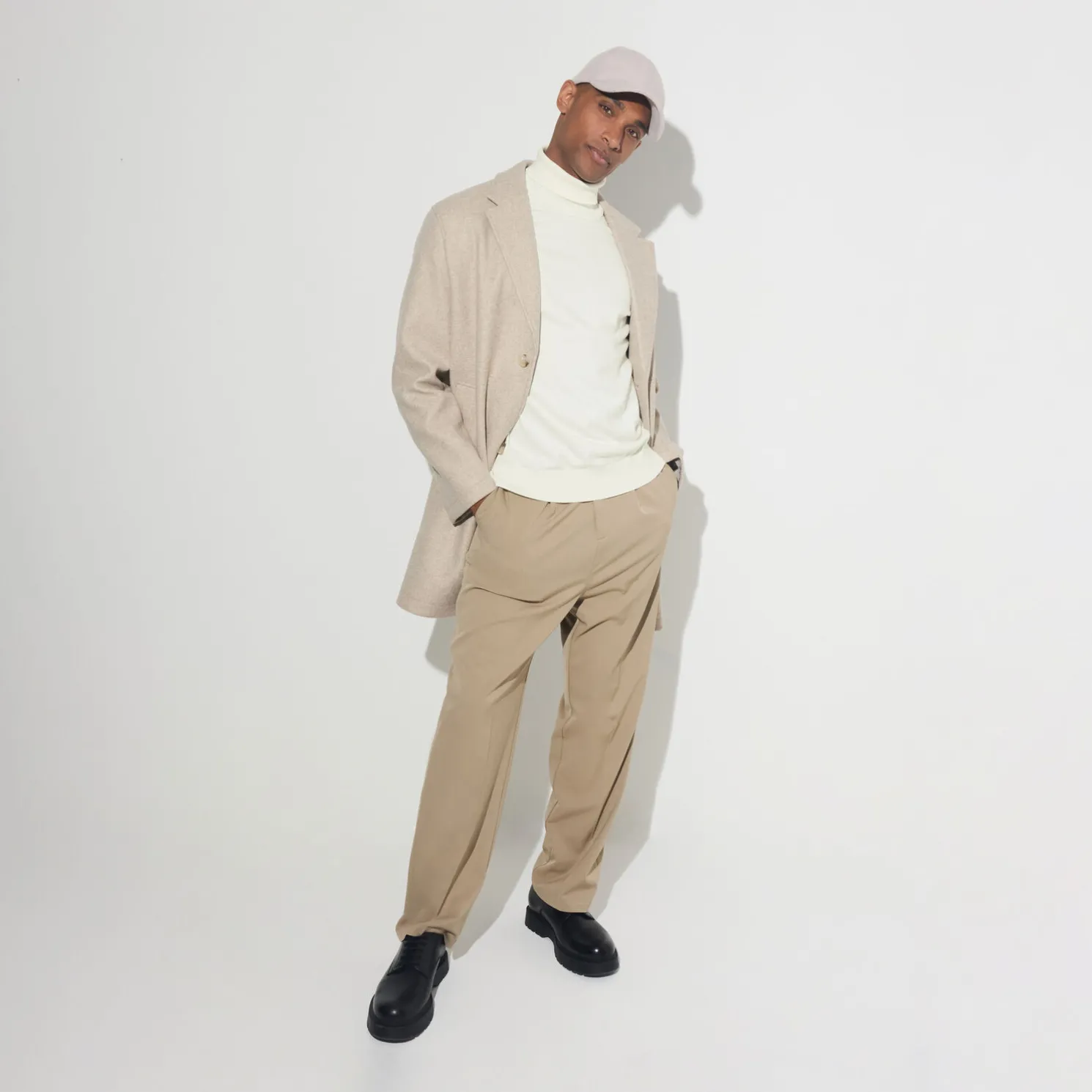 Essentiële trui met rolkraag