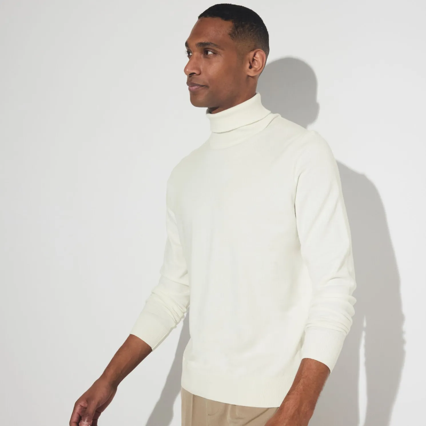 Essentiële trui met rolkraag