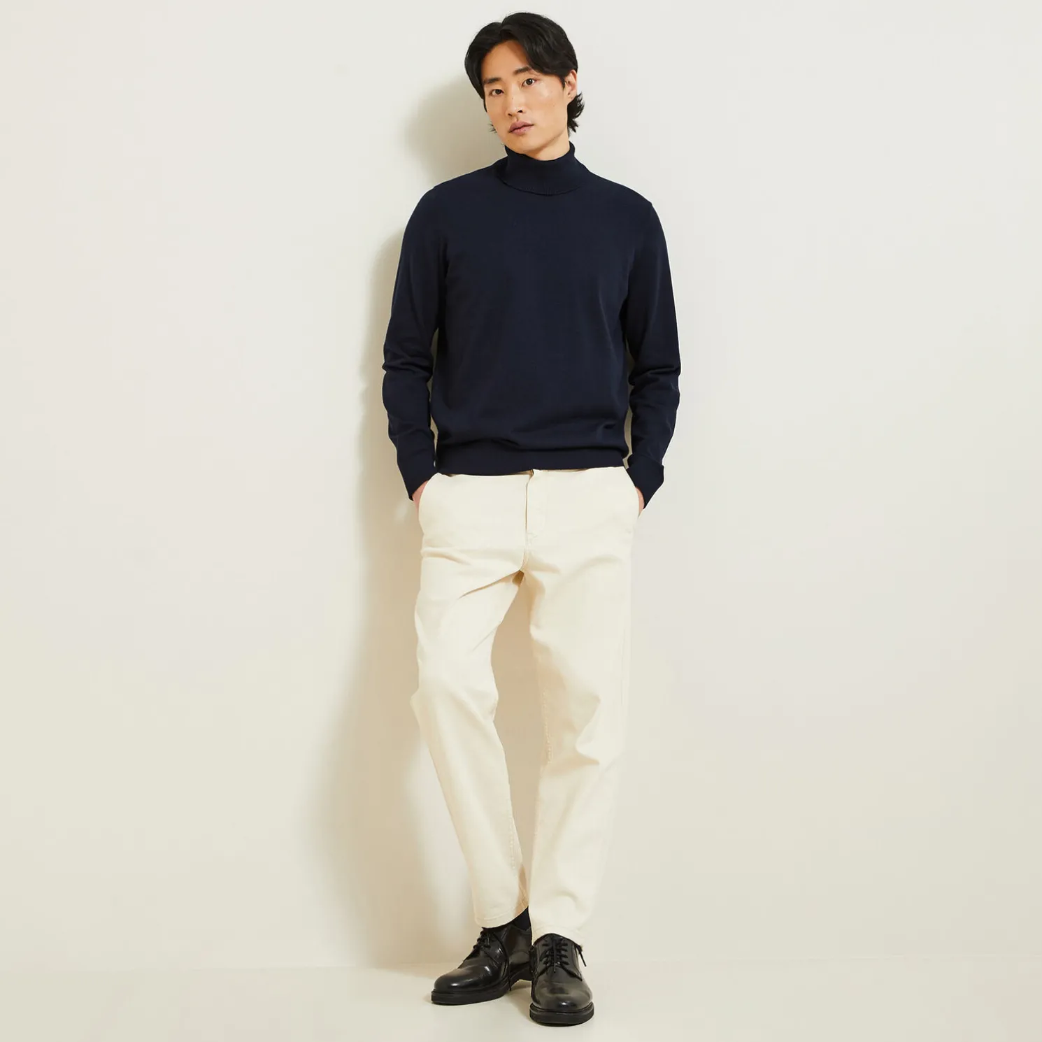 Essentiële trui met rolkraag