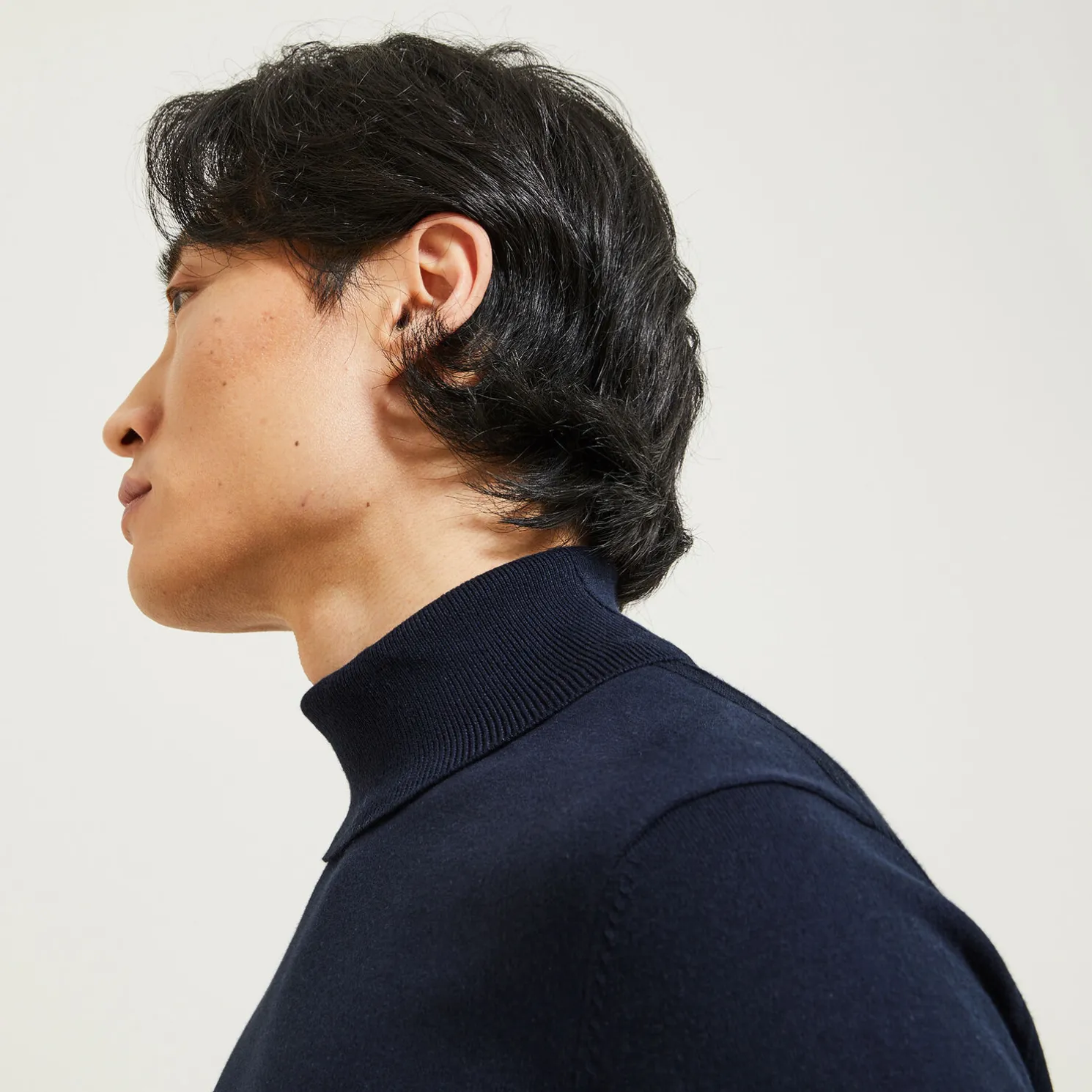 Essentiële trui met rolkraag