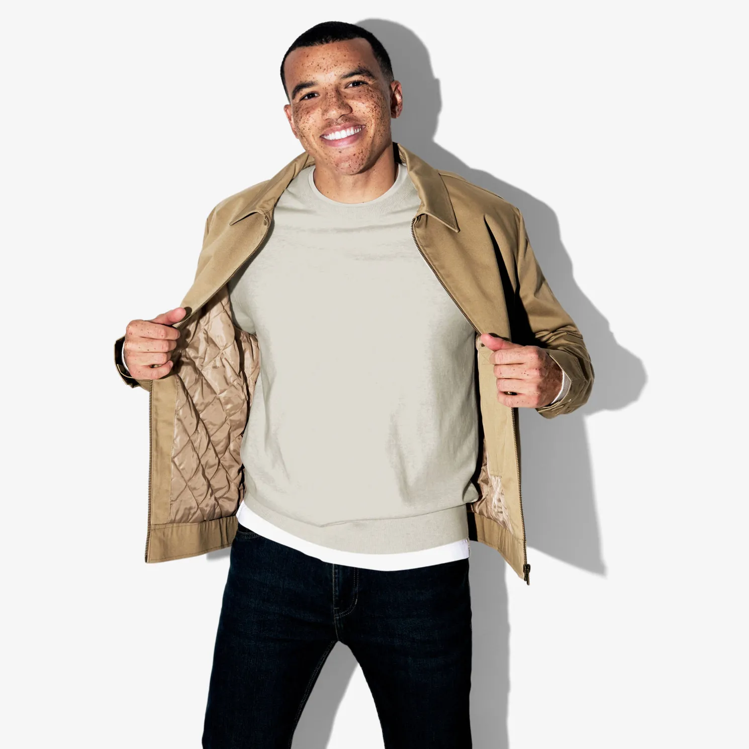 Essentiële trui met ronde hals