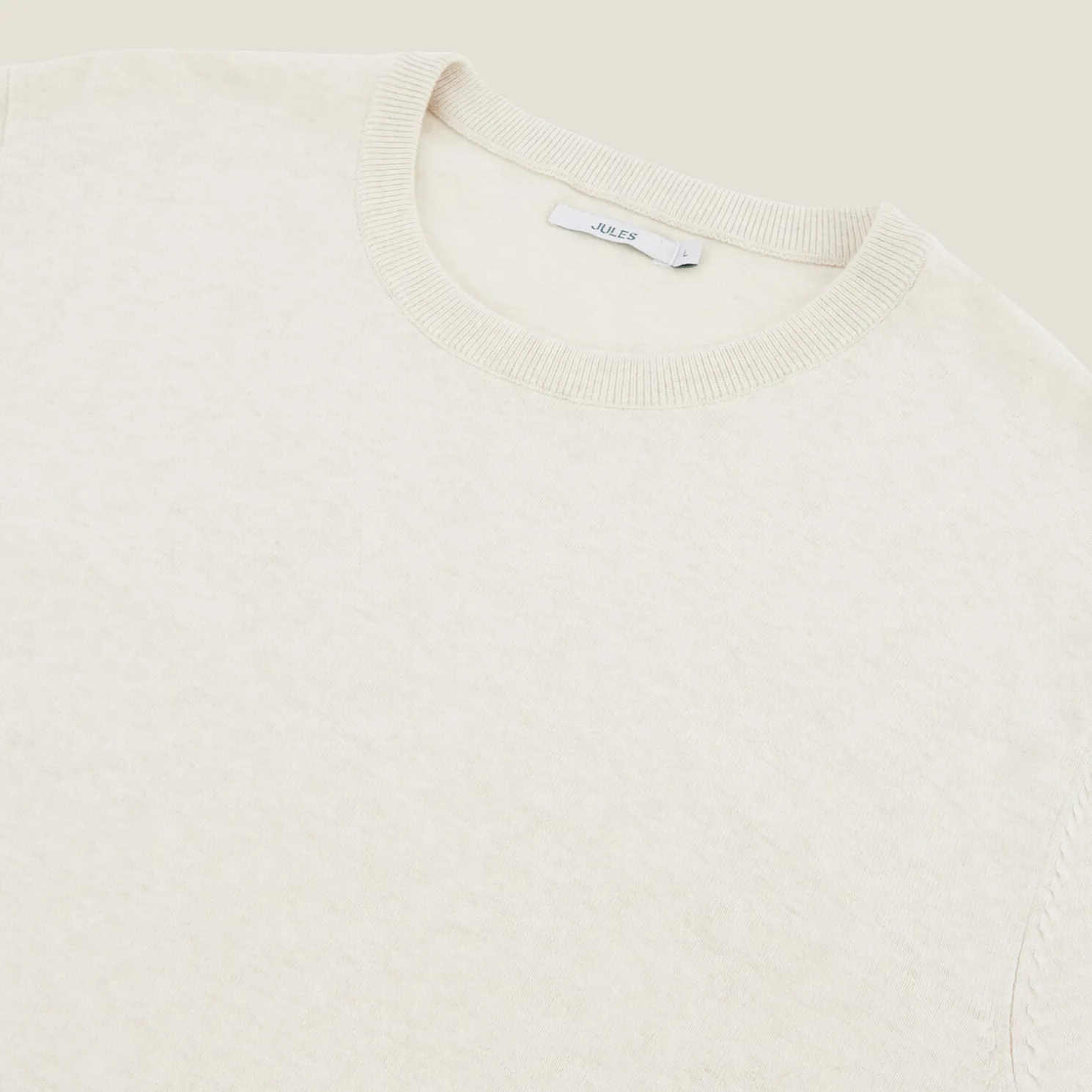 Essentiële trui met ronde hals