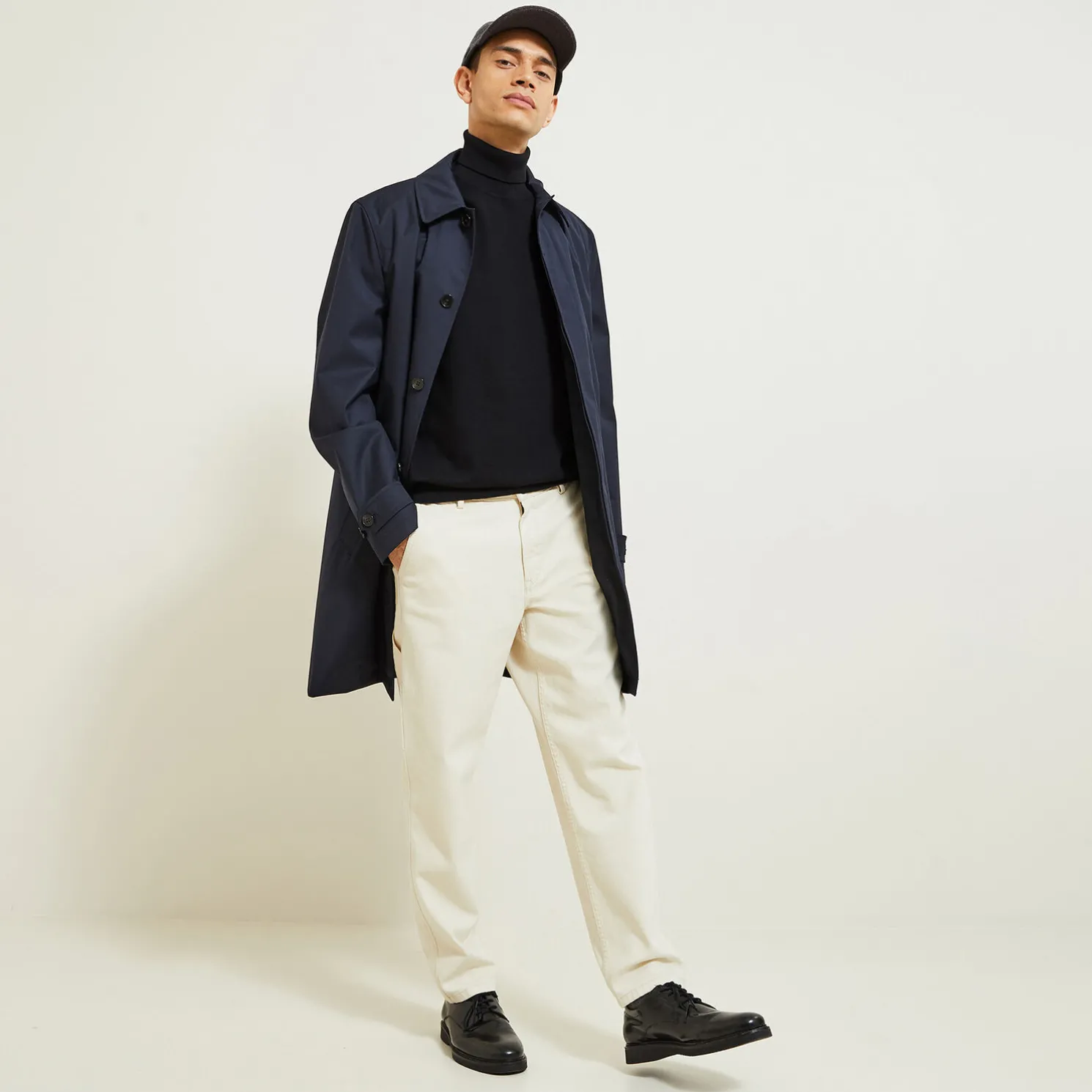 Essentiële trui met rolkraag