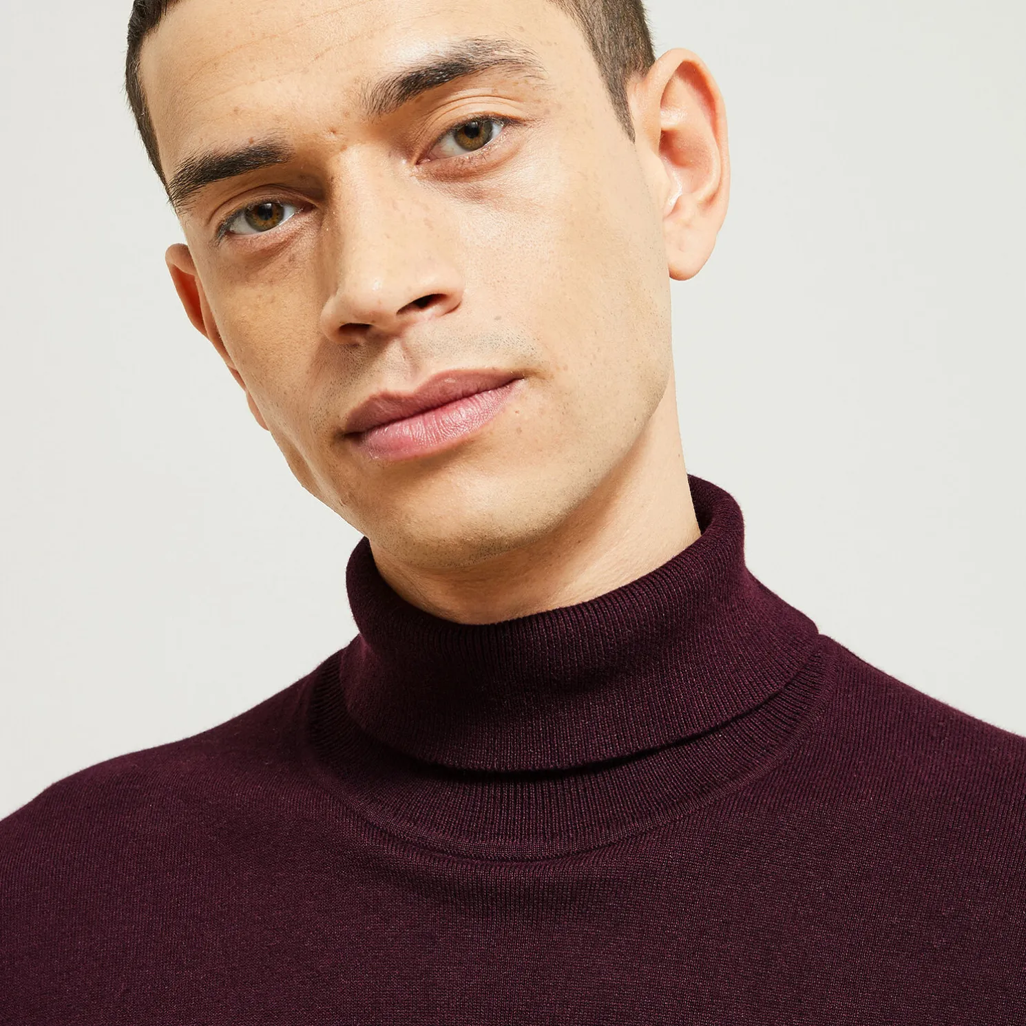 Essentiële trui met rolkraag