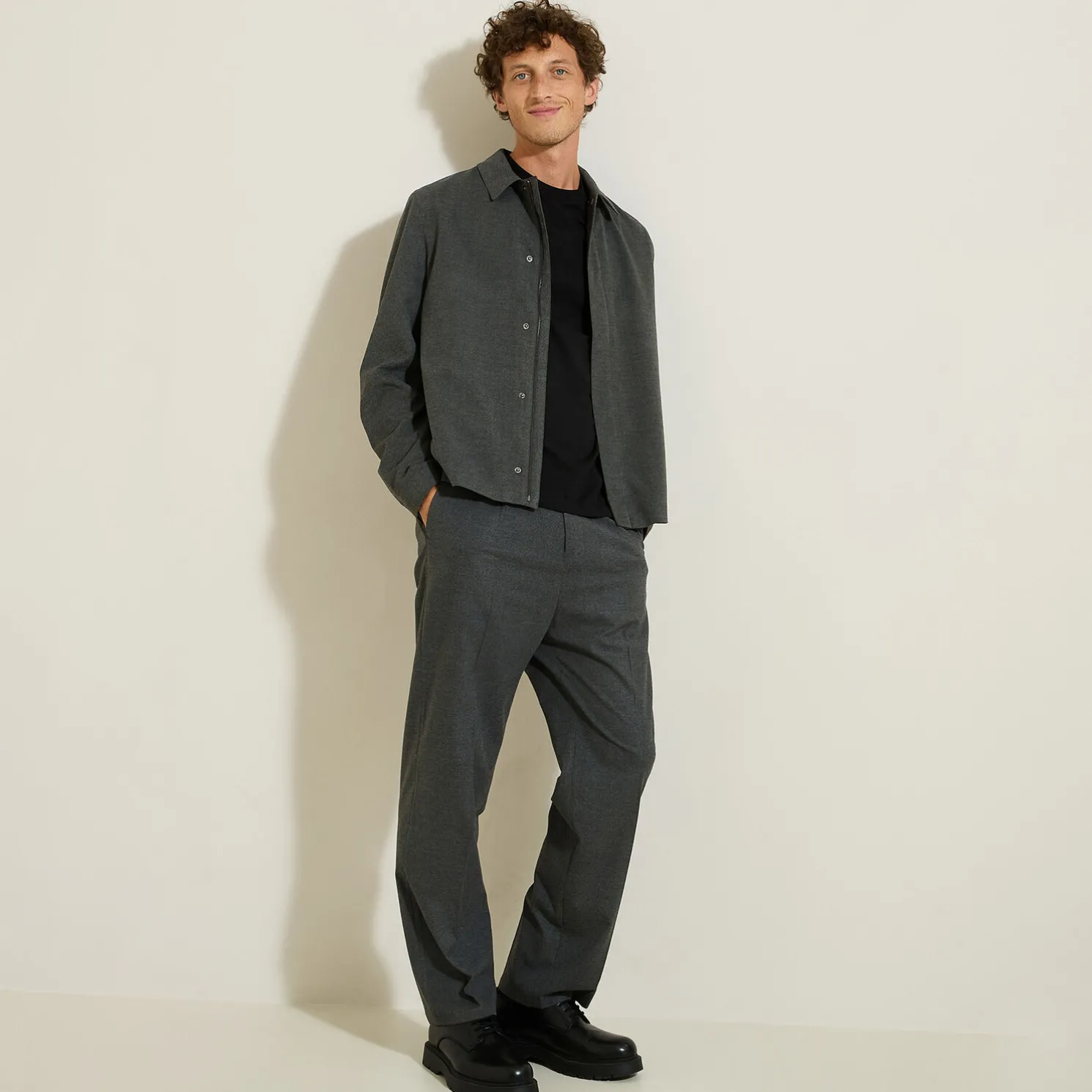 Flanellen vest voor het tussenseizoen