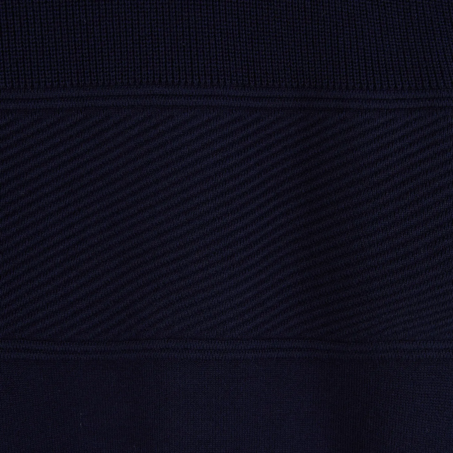 Gemêleerde trui met ronde hals, effen kleur