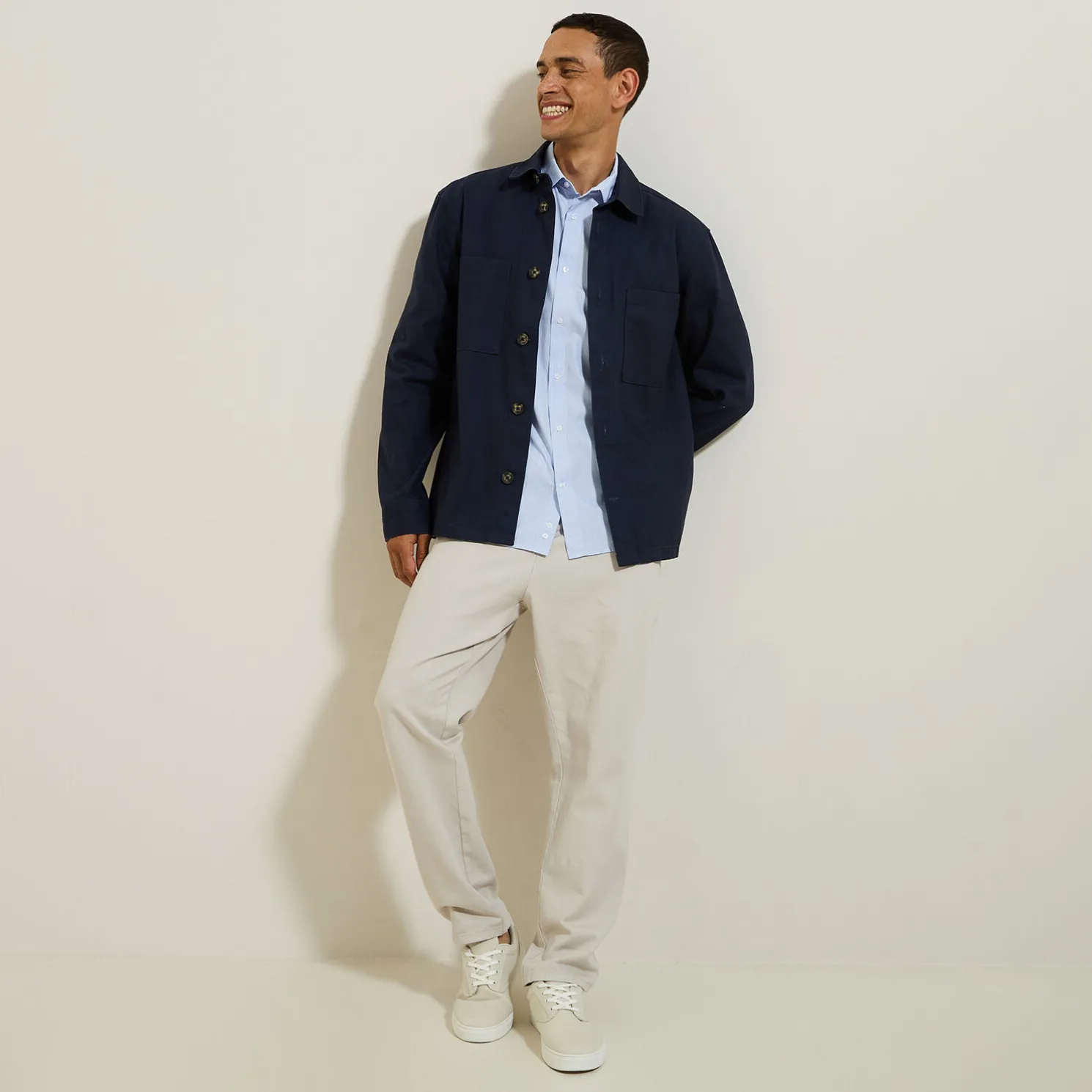 Gestreept katoenen overhemd