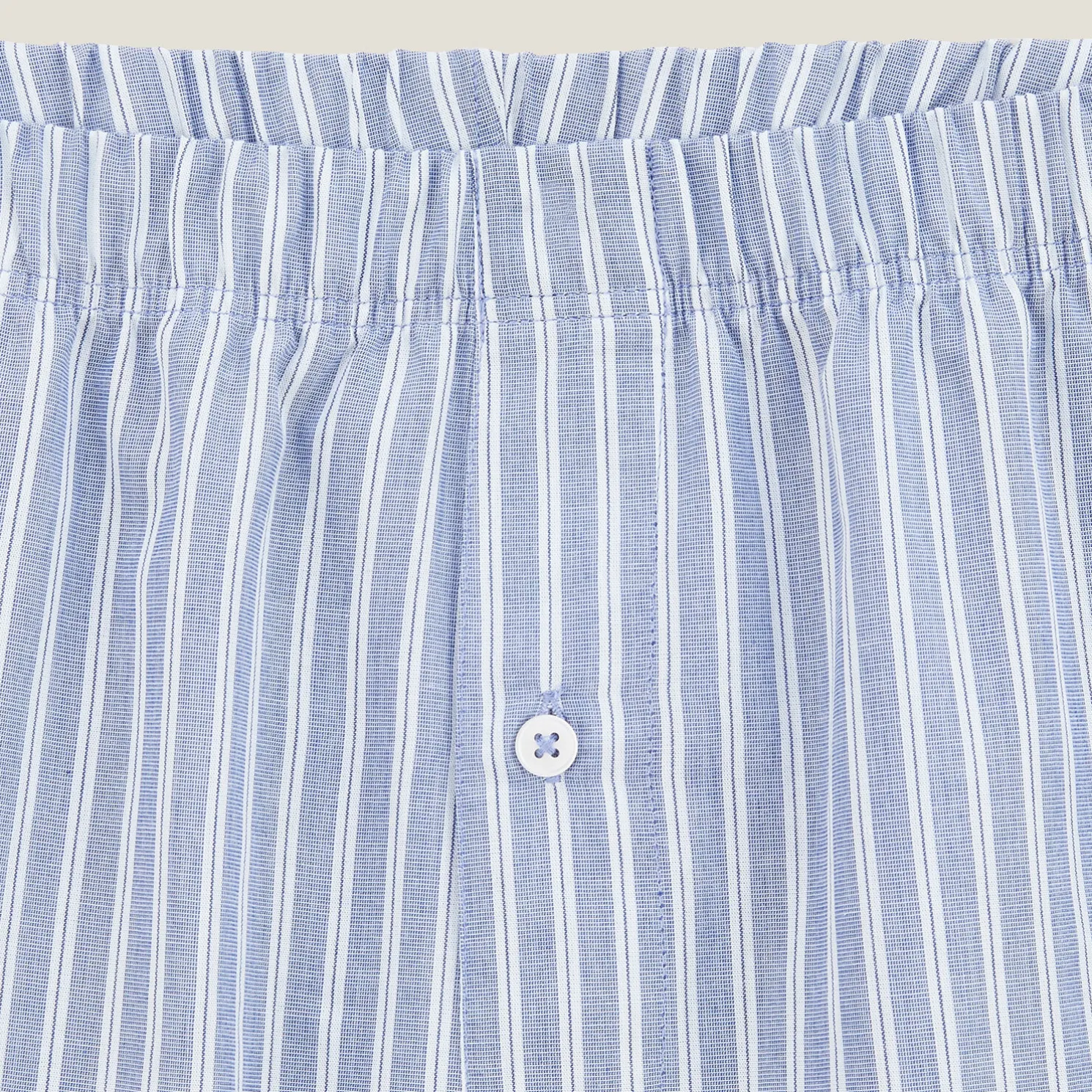 Gestreepte boxershort in biokatoen