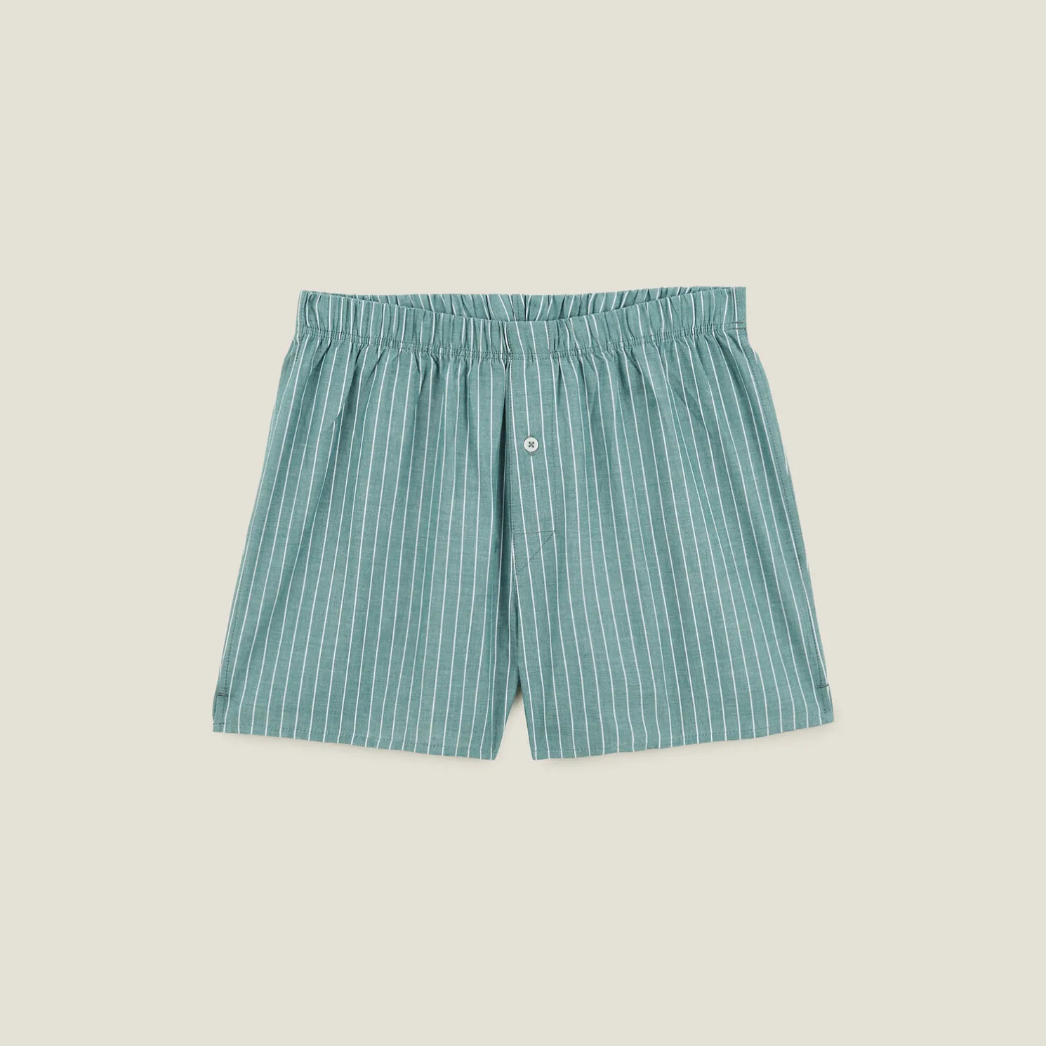 Gestreepte boxershort in biokatoen